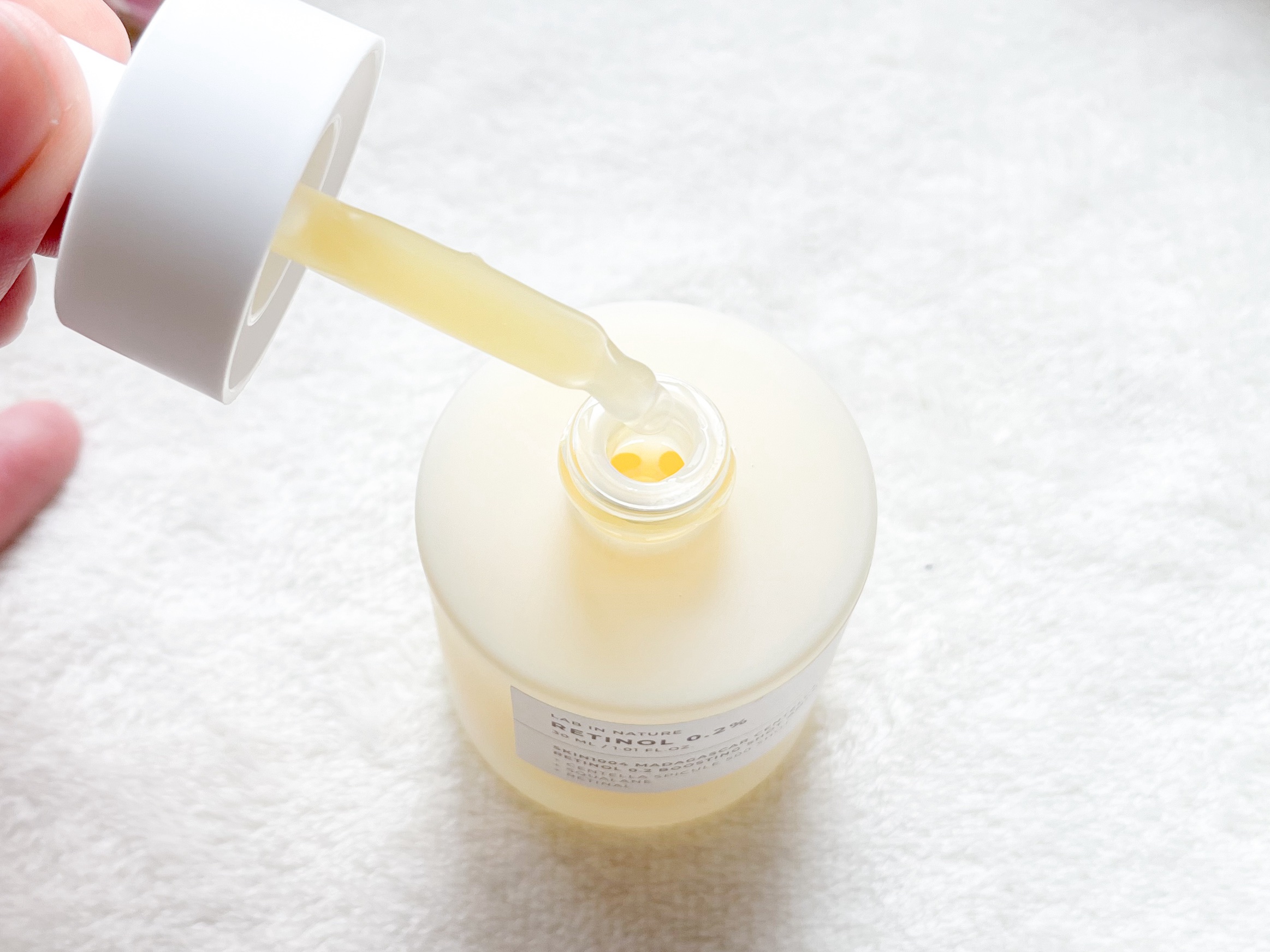 レチノール 0.2 ブースティングショット アンプル/SKIN1004/美容液を使ったクチコミ（2枚目）