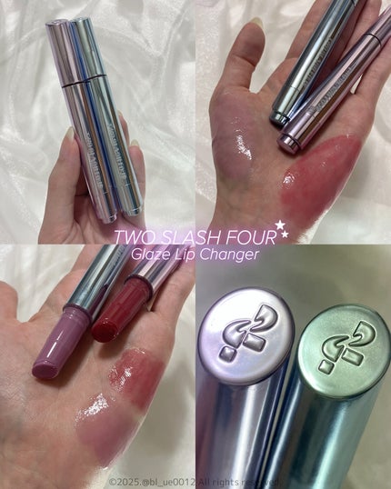 グレイズリップチェンジャー/TWO SLASH FOUR/口紅を使ったクチコミ(1枚目)