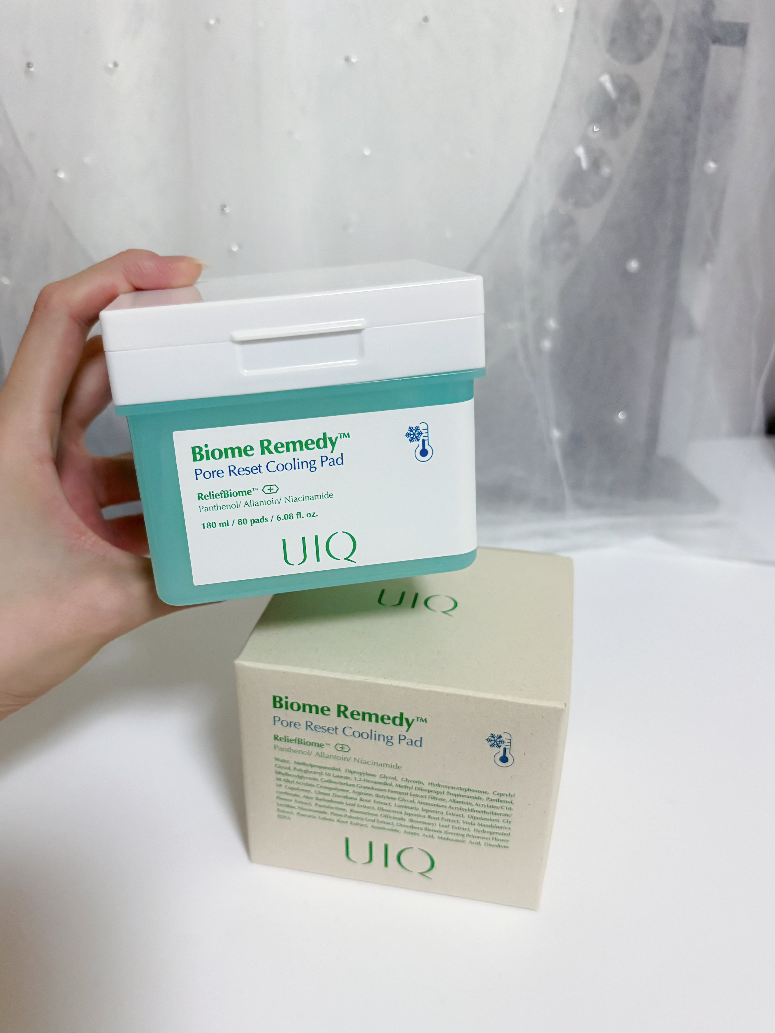 バイオームレメディポアリセットクーリングパッド/UIQ/トナーパッドを使ったクチコミ（2枚目）