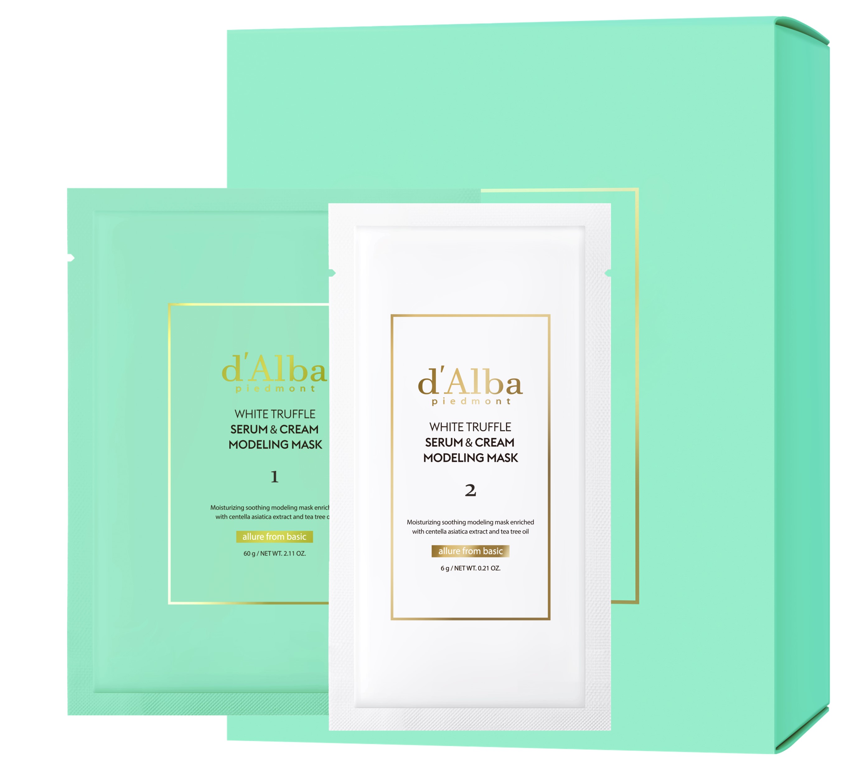 ホワイトトリュフセラムアンドクリームモデリングマスク（鎮静・クーリング） / ダルバ