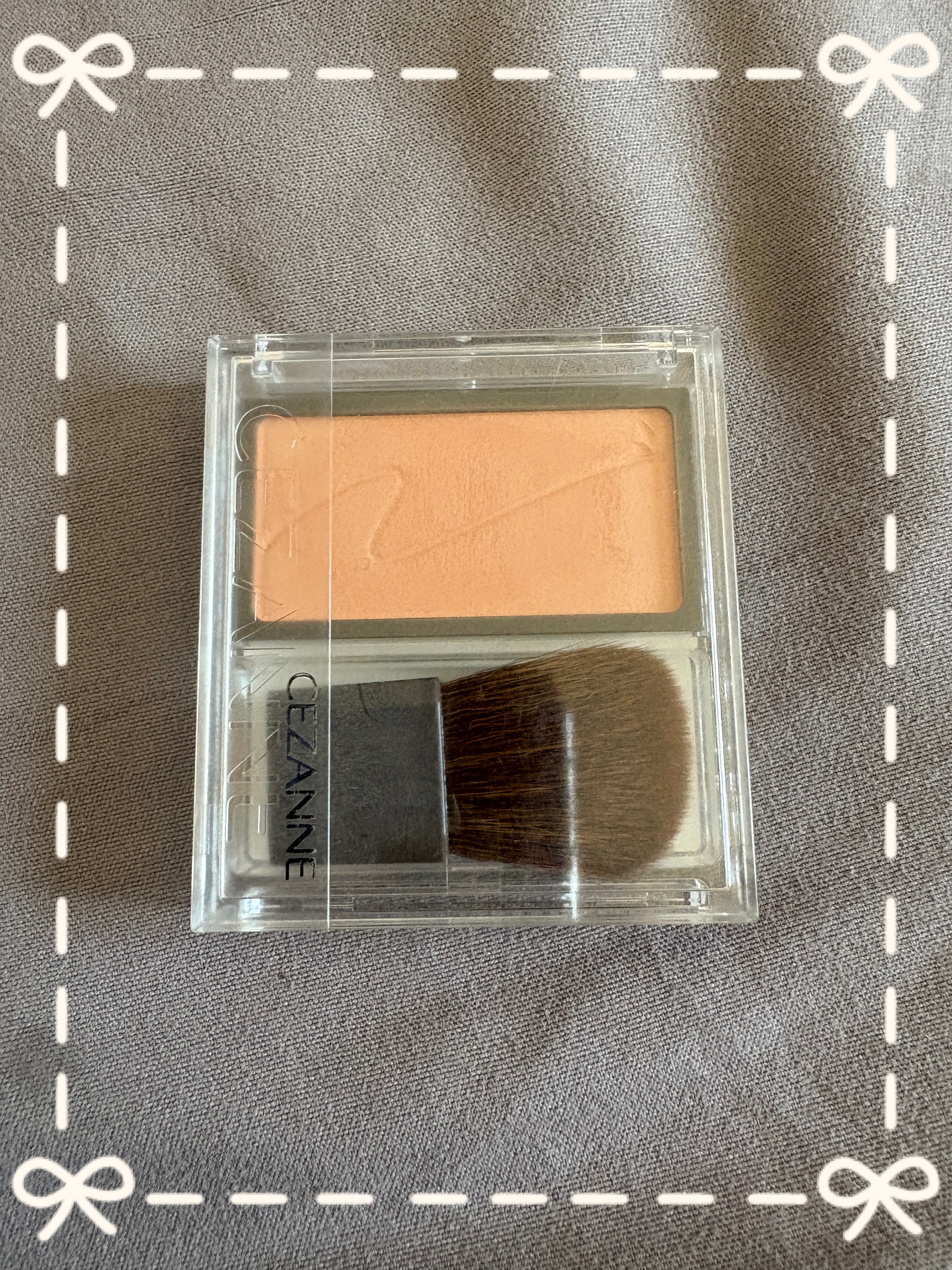 チークブラッシュ/CEZANNE/パウダーチークを使ったクチコミ（1枚目）