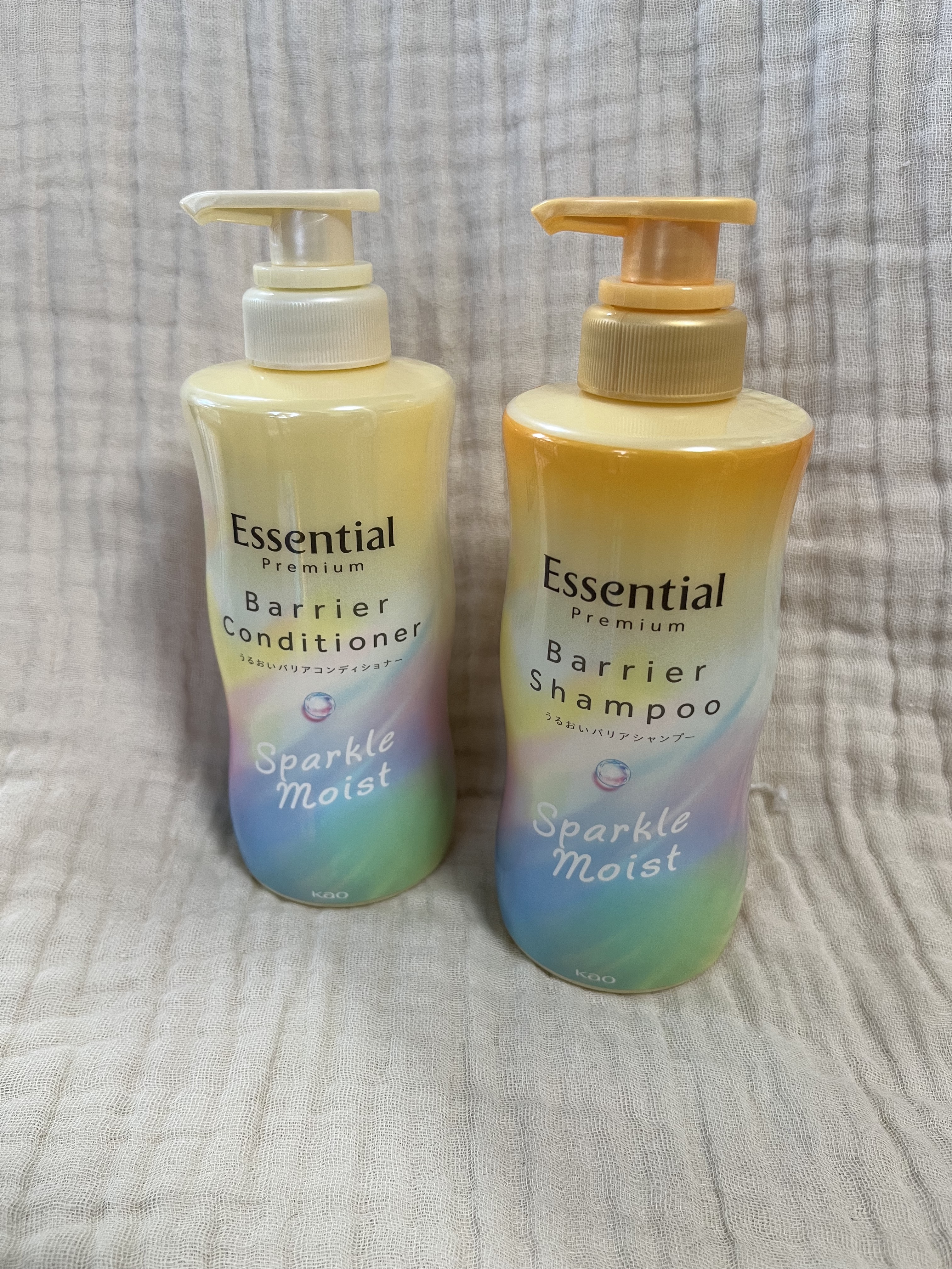 エッセンシャルプレミアム バリアシャンプー・コンディショナー スパークルモイスト/エッセンシャル/市販シャンプーを使ったクチコミ（1枚目）