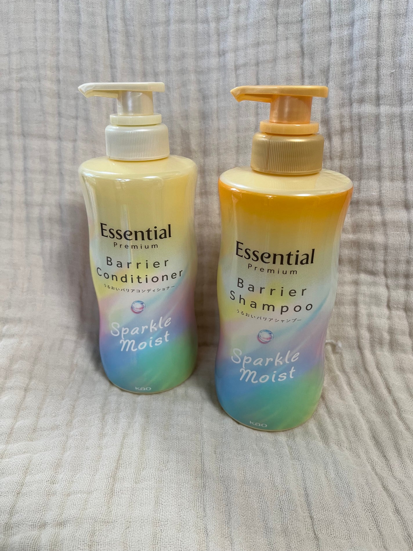 エッセンシャルプレミアム バリアシャンプー・コンディショナー スパークルモイスト/エッセンシャル/市販シャンプーを使ったクチコミ(1枚目)