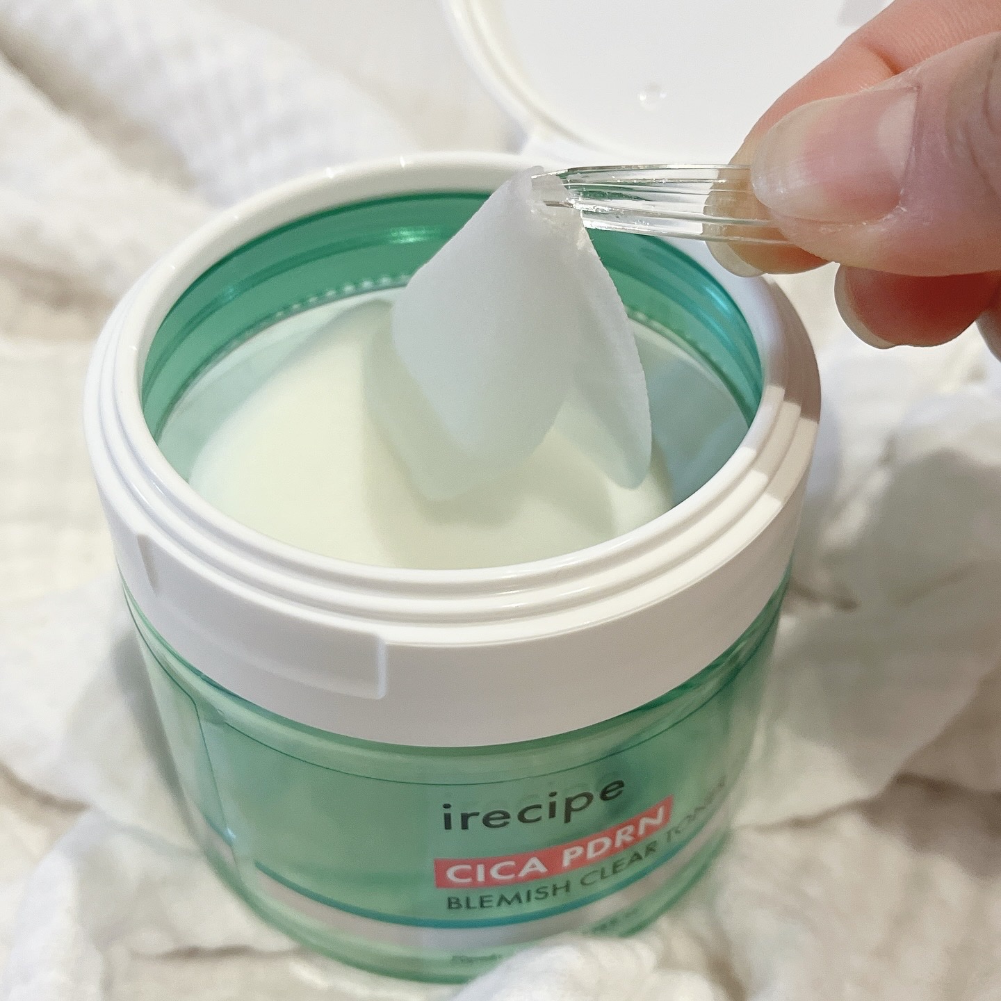 シカ PDRN 跡 クリアー トナーパッド/irecipe/トナーパッドを使ったクチコミ（2枚目）