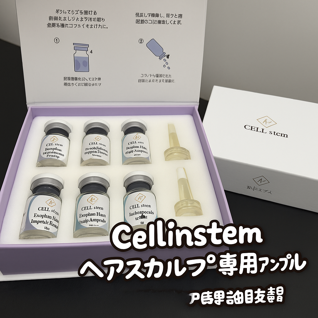 エキソプラン ヘアスカルプアンプル/Cellinstem/頭皮ローションを使ったクチコミ（1枚目）