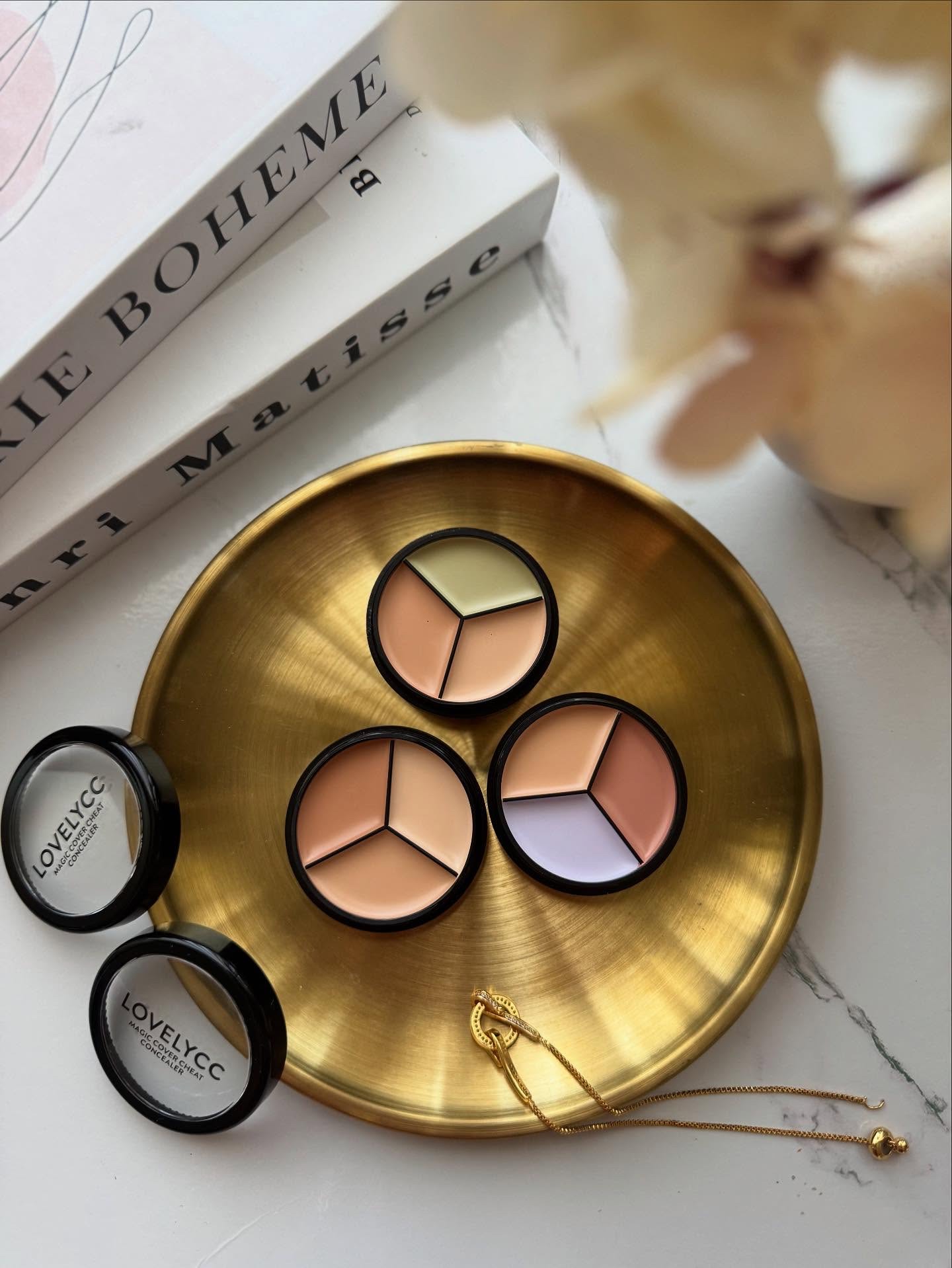 lovelycc マジックカバーチートコンシーラー/LOVELYCC/パレットコンシーラーを使ったクチコミ（2枚目）