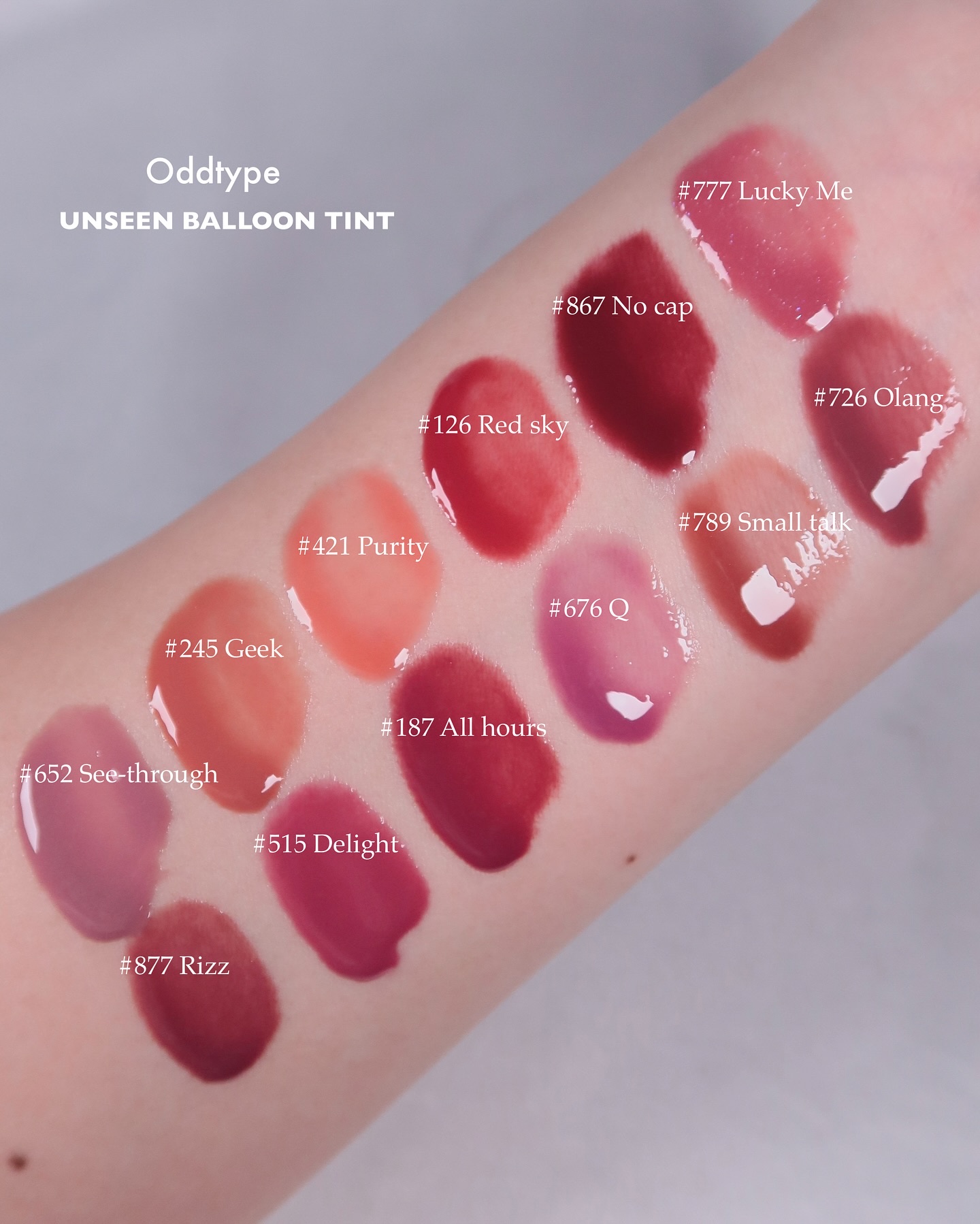 アンシーン バルーンティント/Oddtype/リップティントを使ったクチコミ（2枚目）