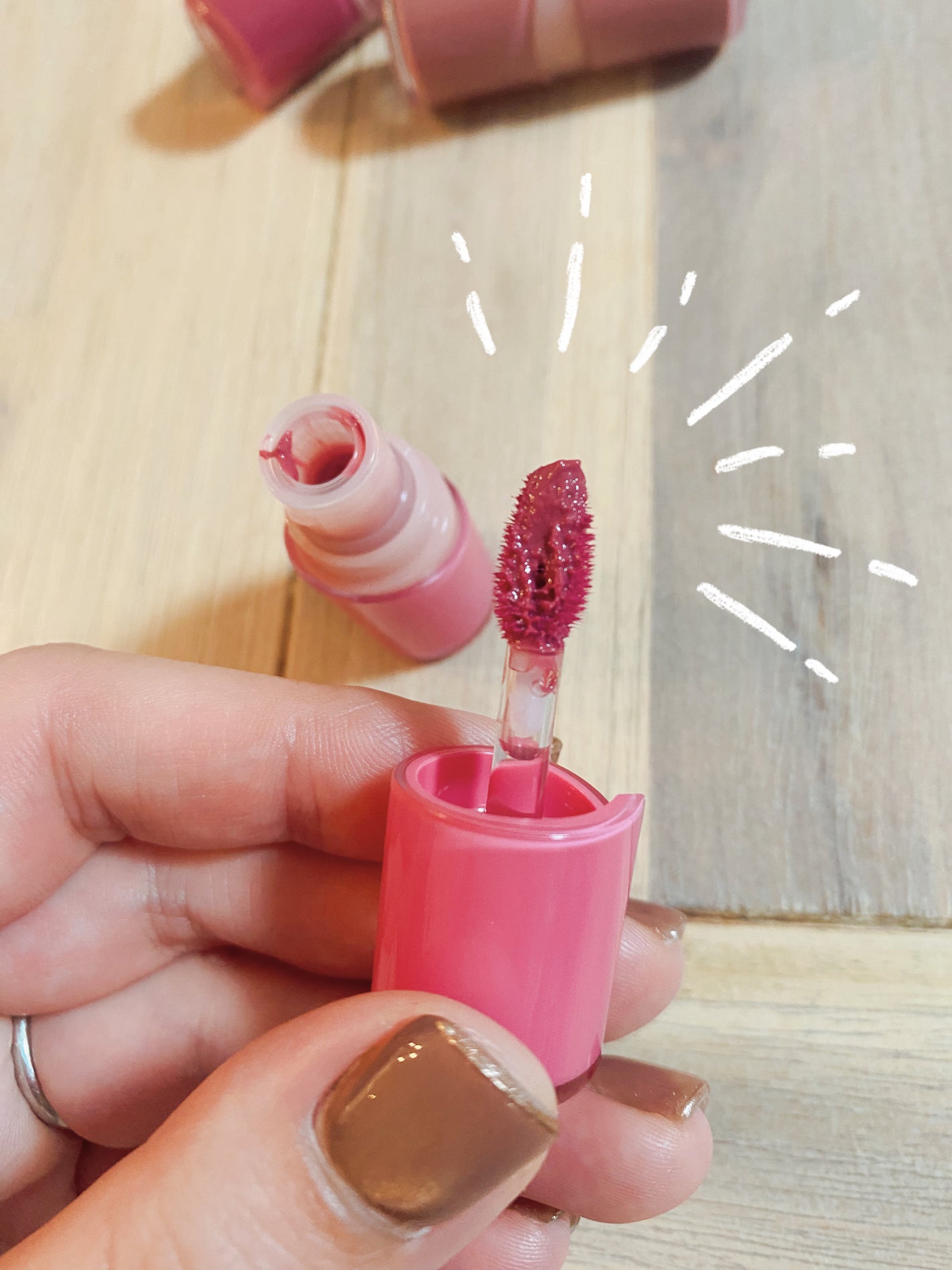 ロウグロウジェルティント/hince/リップティントを使ったクチコミ(3枚目)