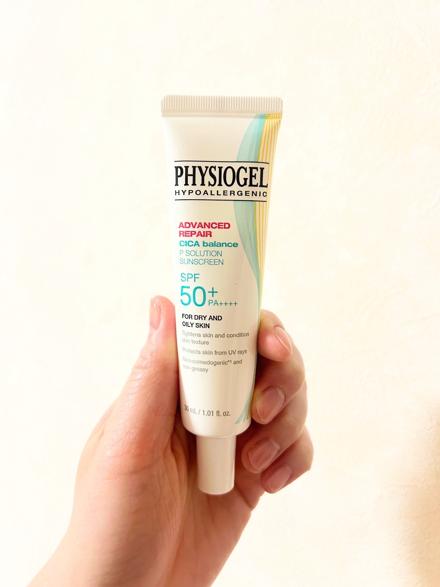 アドバンスドリペア　シカ　バランス　Ｐソリューション　サンスクリーン/PHYSIOGEL/日焼け止めクリームを使ったクチコミ（1枚目）