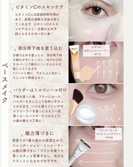 メイクフィックスミスト/CEZANNE/フィックスミストを使ったクチコミ(2枚目)