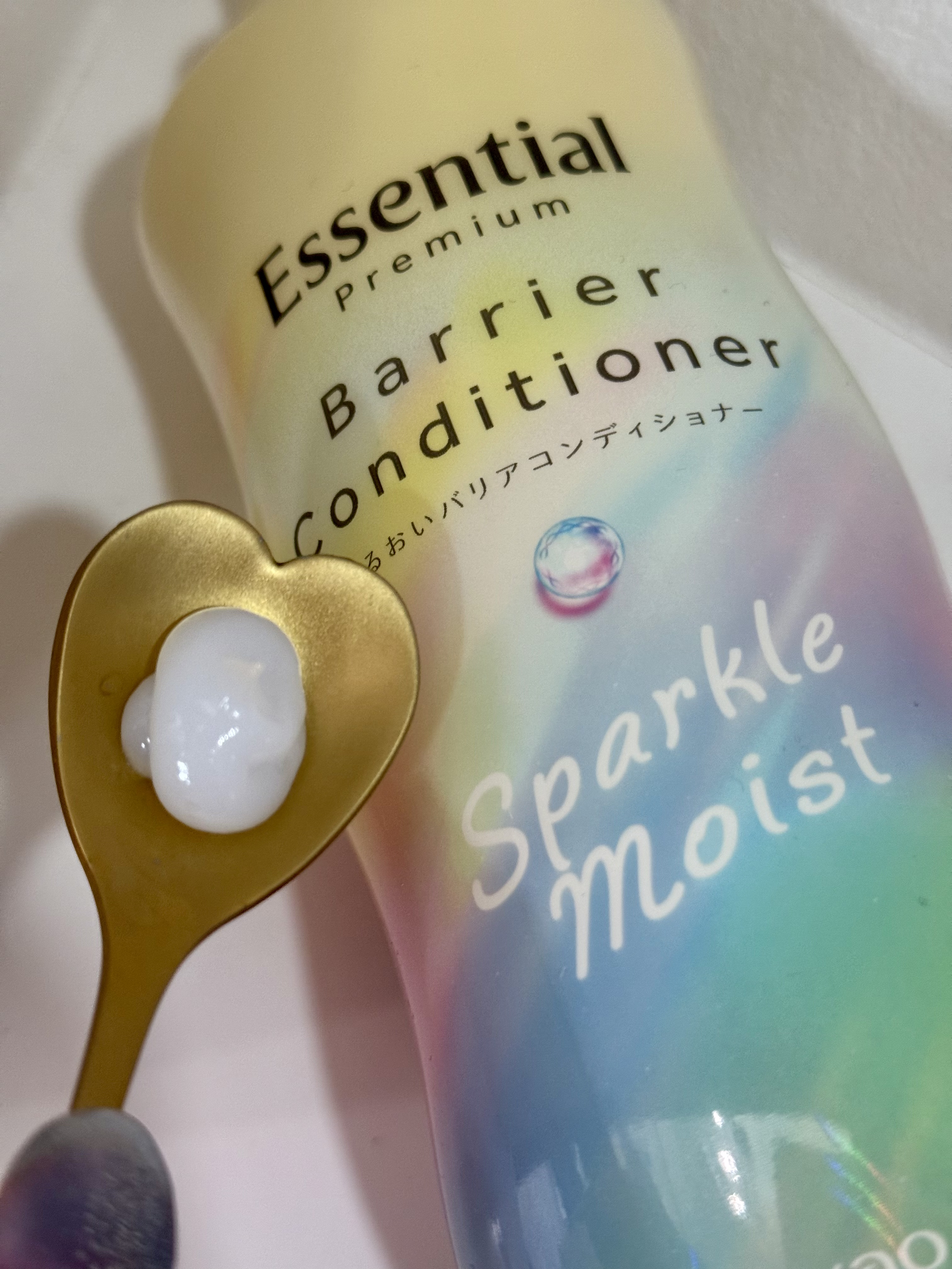 エッセンシャルプレミアム バリアシャンプー・コンディショナー スパークルモイスト/エッセンシャル/市販シャンプーを使ったクチコミ（3枚目）