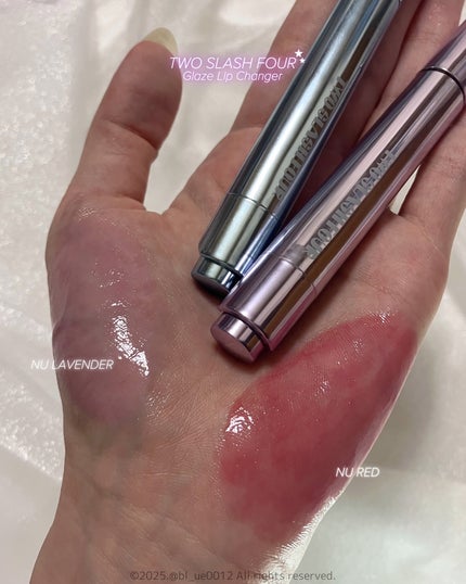 グレイズリップチェンジャー/TWO SLASH FOUR/口紅を使ったクチコミ(4枚目)