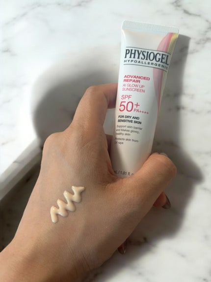 アドバンスドリペア AIグローアップ サンスクリーン/PHYSIOGEL/日焼け止めクリームを使ったクチコミ(2枚目)