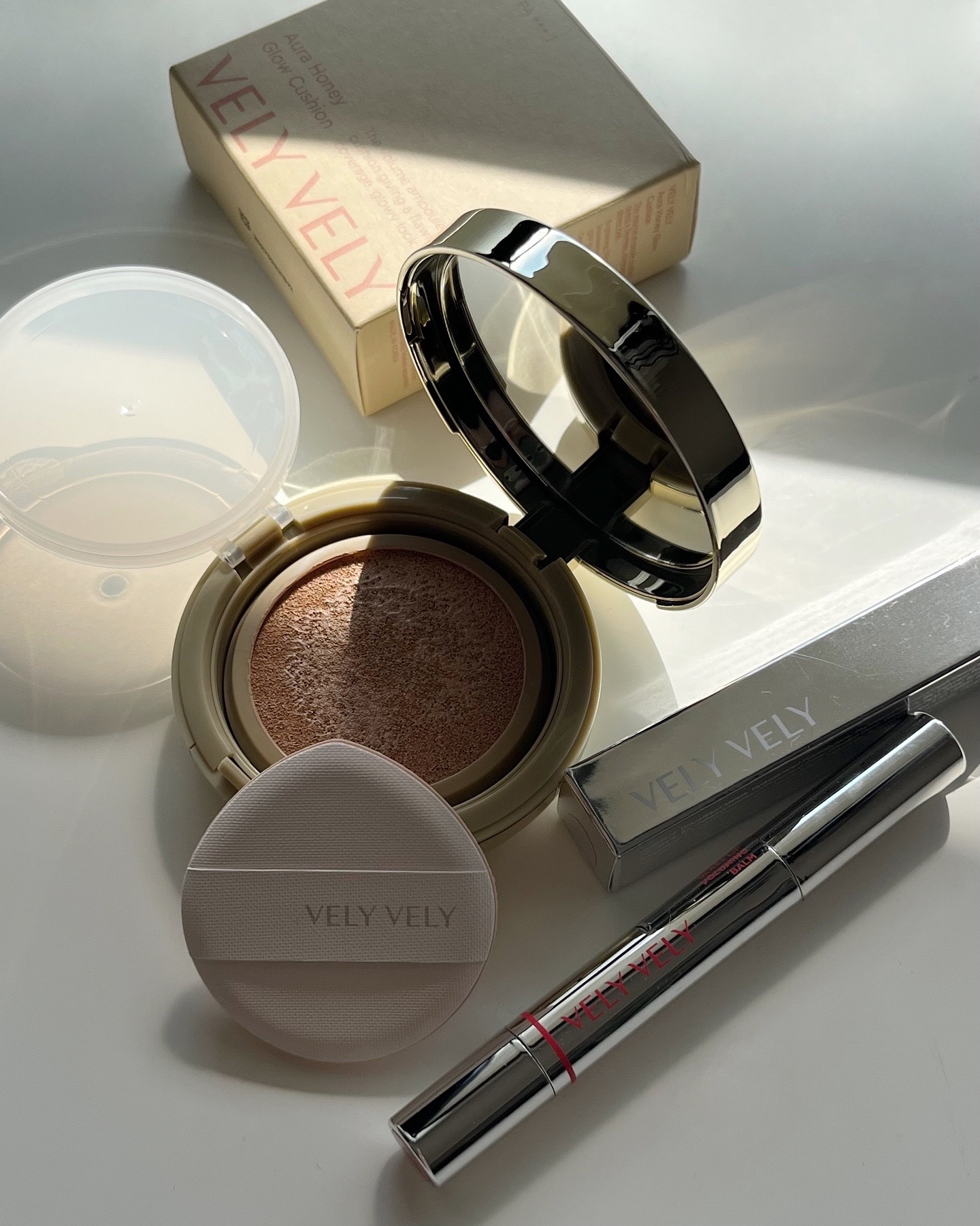 はちみつツヤ肌クッションファンデ/VELY VELY/クッションファンデーションを使ったクチコミ（1枚目）