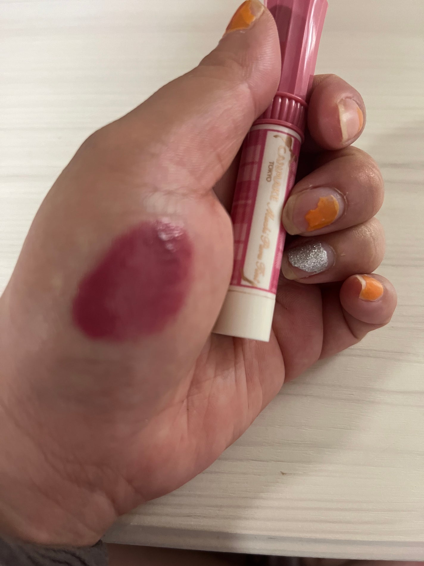 むちぷるティント/キャンメイク/リップティントを使ったクチコミ(2枚目)