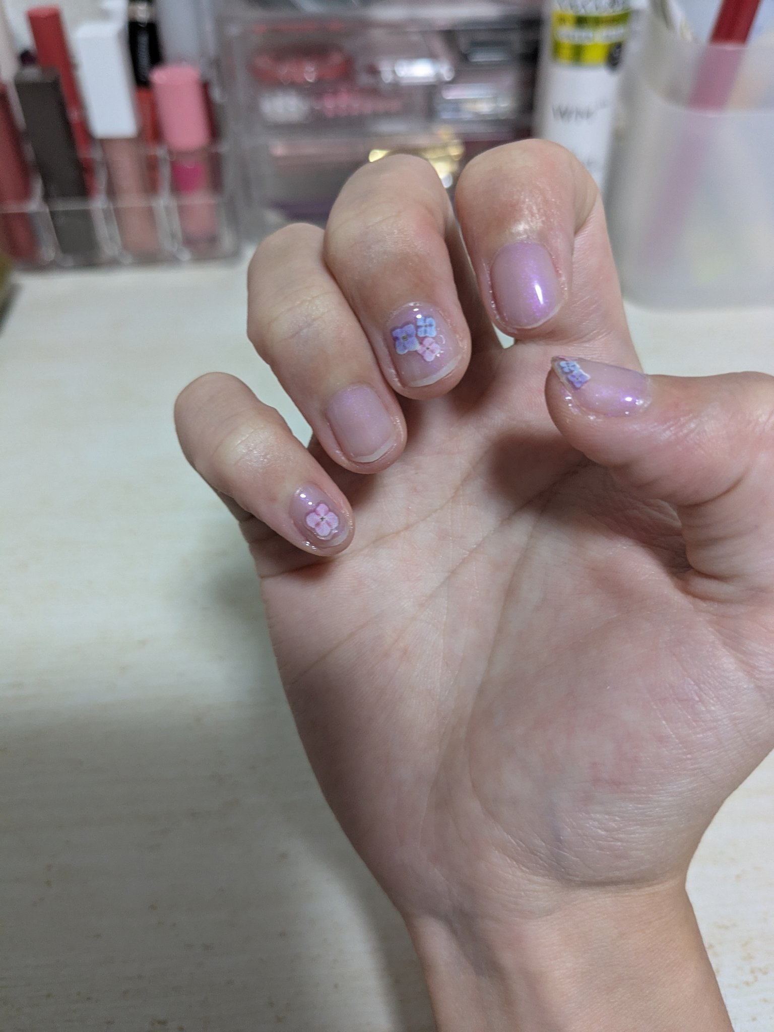 ジェルネイル（ライト対応）/セリア/ジェルネイルを使ったクチコミ（1枚目）