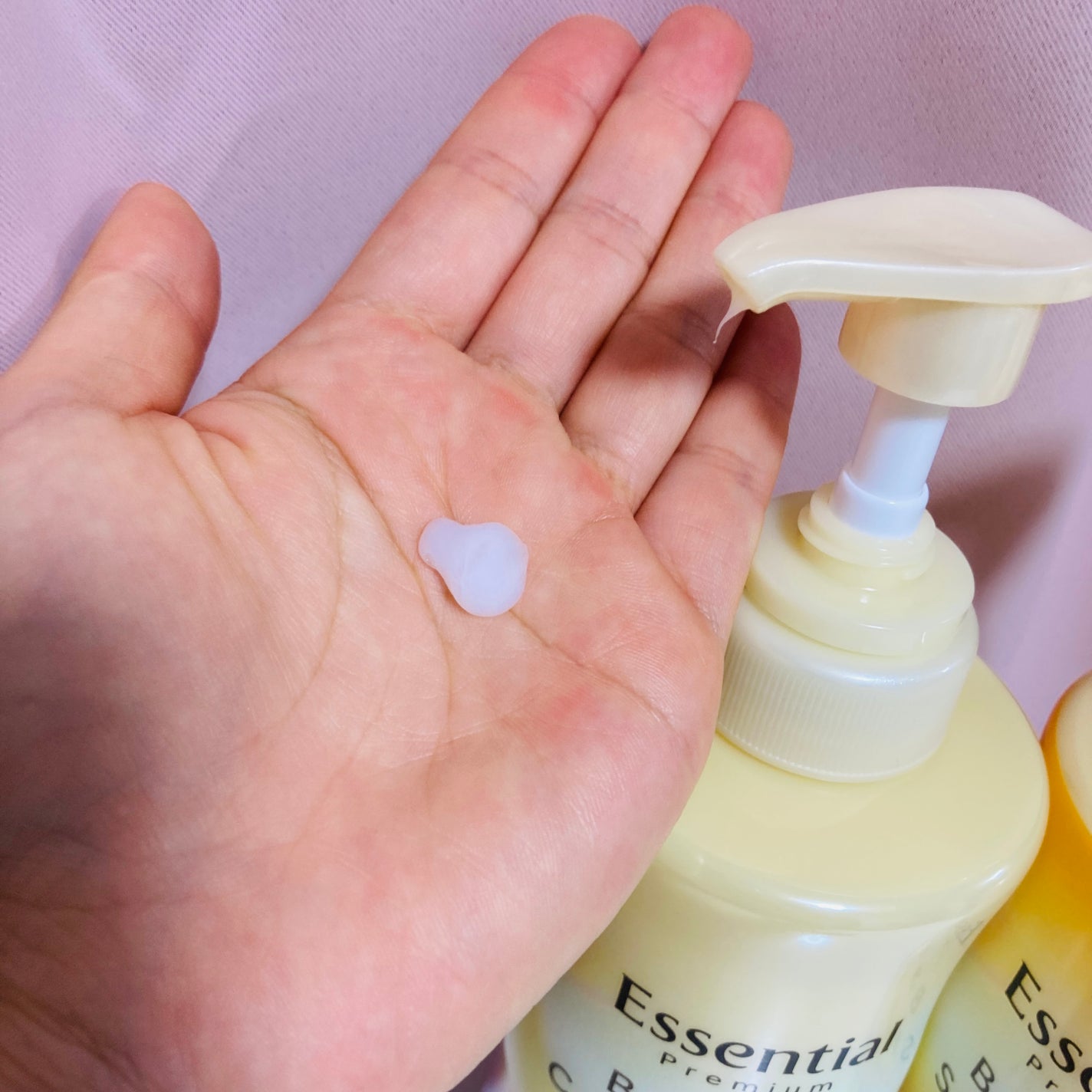 エッセンシャルプレミアム バリアシャンプー・コンディショナー スパークルモイスト/エッセンシャル/市販シャンプーを使ったクチコミ(4枚目)