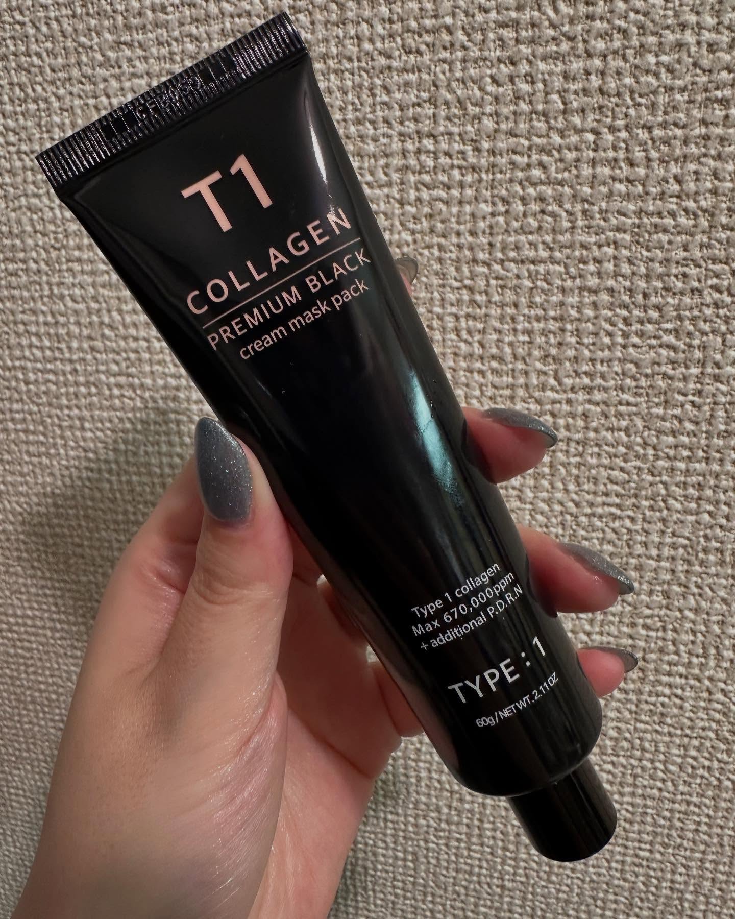 T1 コラーゲンプレミアムブラック/T1 collagen/洗い流すパック・マスクを使ったクチコミ（2枚目）