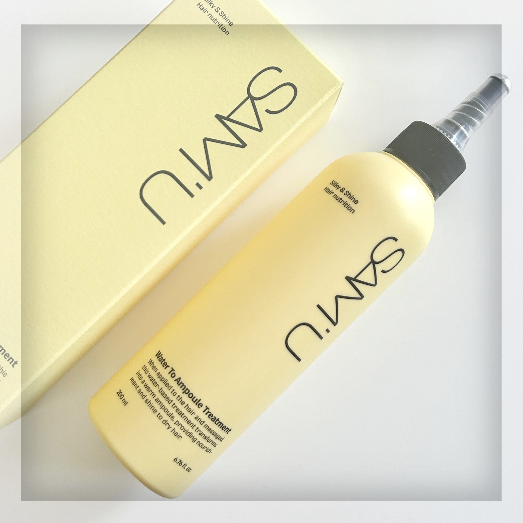 ウォータートゥーアンプルトリートメント/SAM'U/アウトバストリートメントを使ったクチコミ（1枚目）