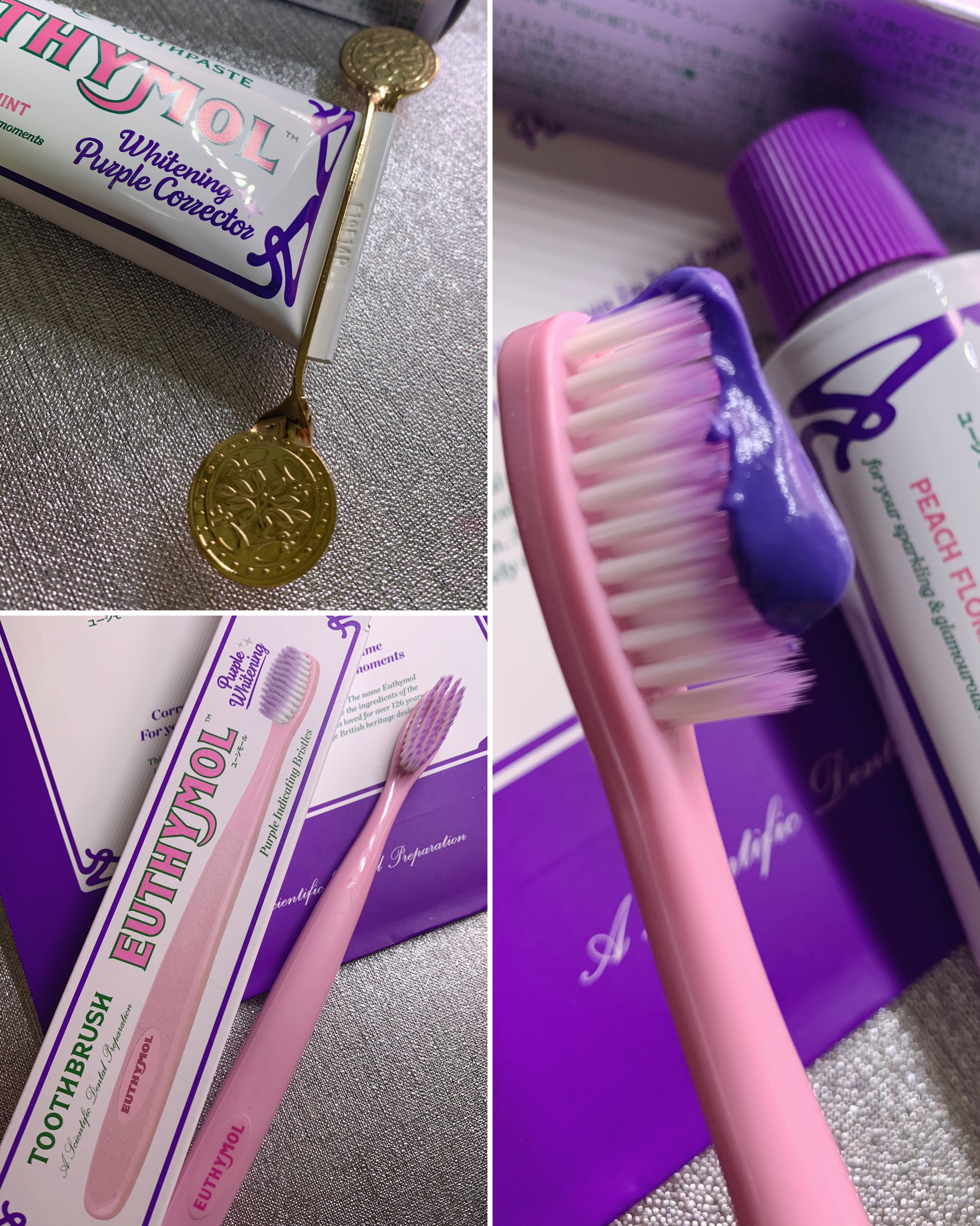 ホワイトニングパープルコレクター歯磨き粉/EUTHYMOL/その他を使ったクチコミ（2枚目）