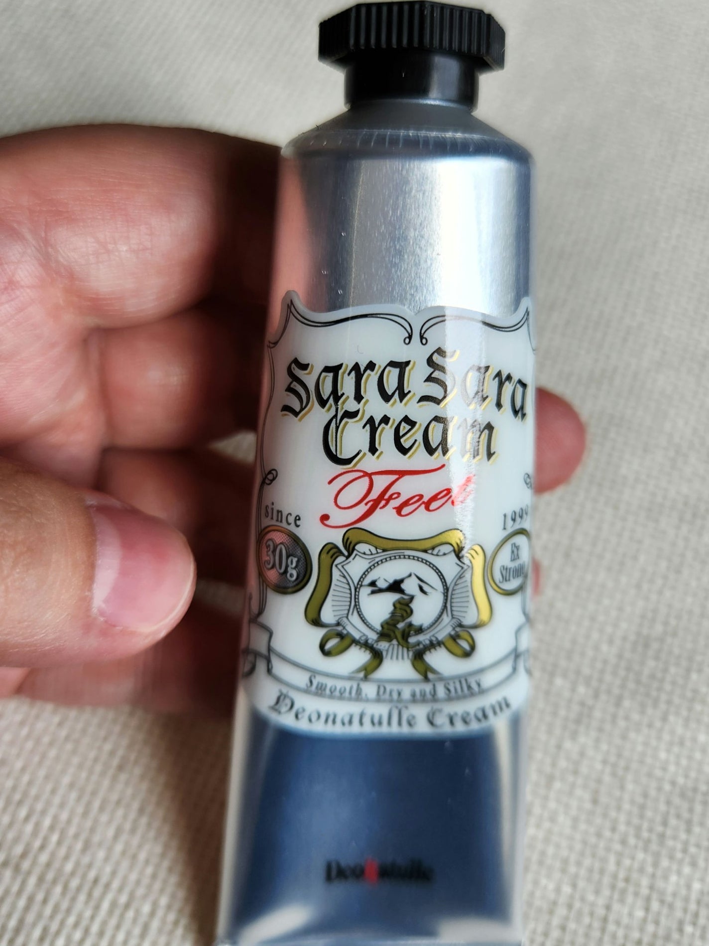 薬用足指さらさらクリーム/デオナチュレ/デオドラント・制汗剤を使ったクチコミ(3枚目)