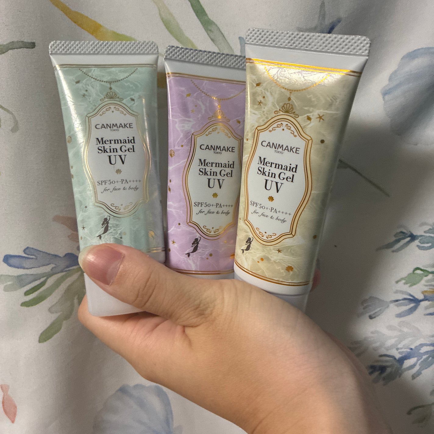 マーメイドスキンジェルUV/キャンメイク/日焼け止めジェルを使ったクチコミ(1枚目)