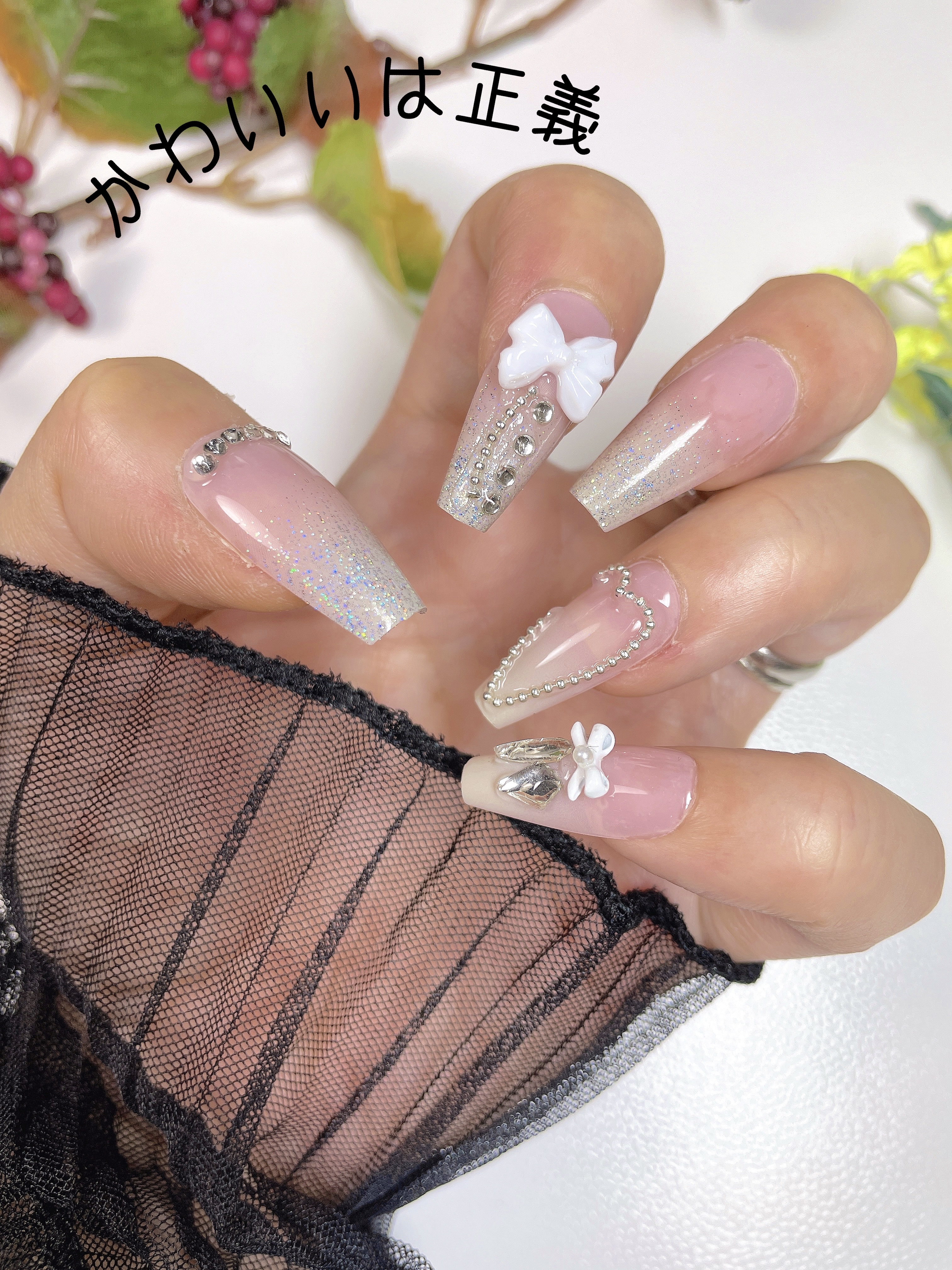 ネイルチップ/SHEIN/ネイルチップ・パーツを使ったクチコミ（2枚目）