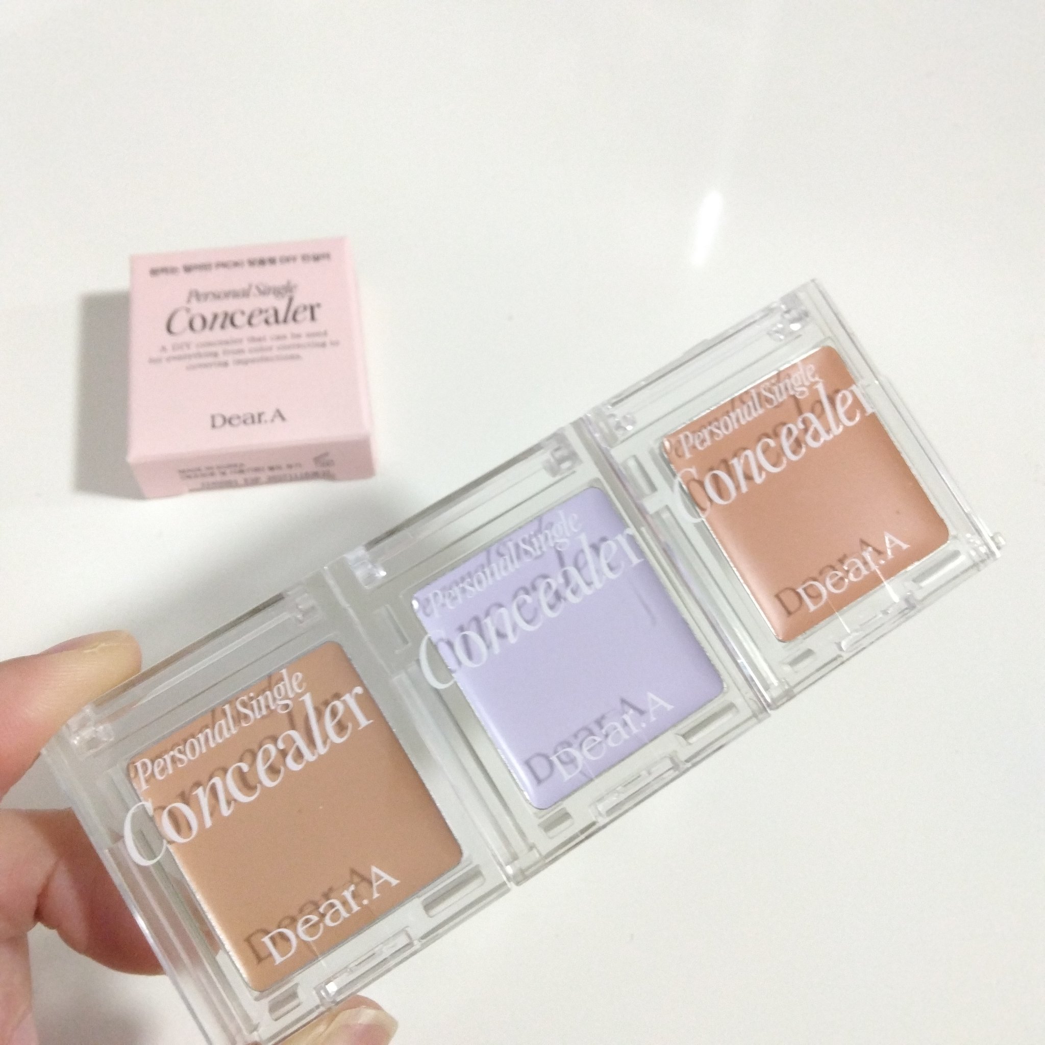 パーソナルシングルコンシーラー/Dear.A/パレットコンシーラーを使ったクチコミ（3枚目）