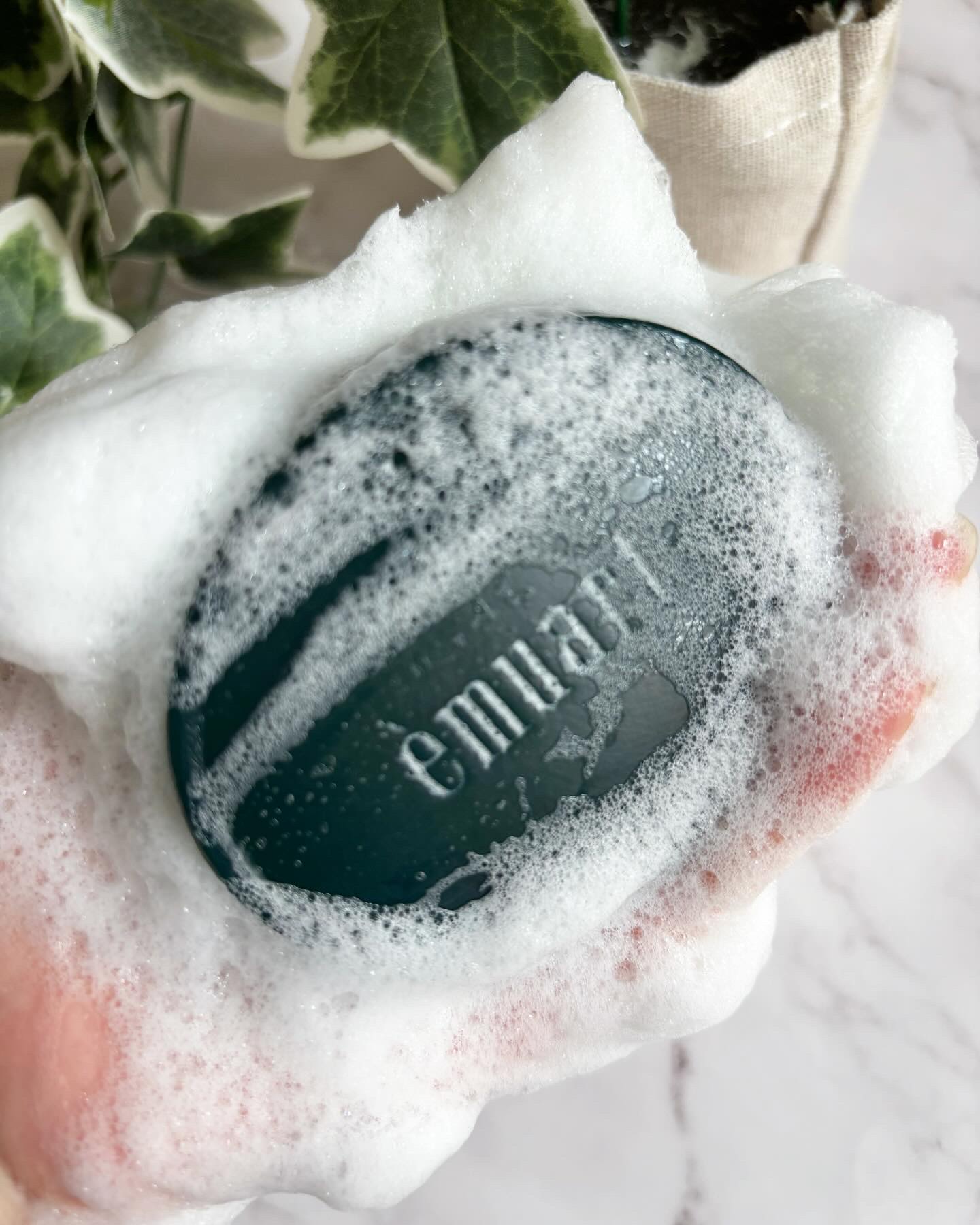 ナチュラルグリーン/emuart(エミュアール)/洗顔石鹸を使ったクチコミ（3枚目）