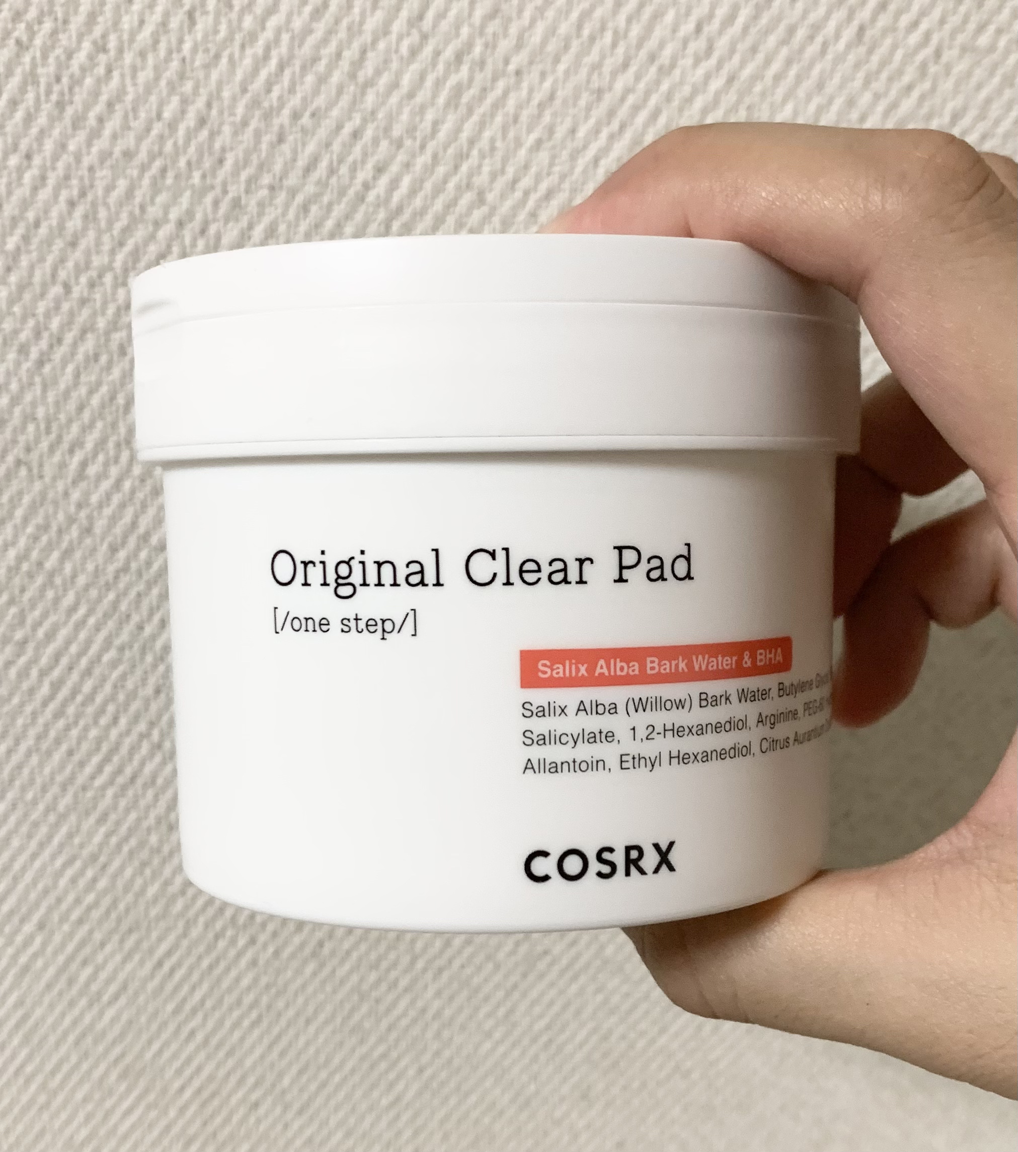 ワンステップオリジナルクリアパッド/COSRX/トナーパッドを使ったクチコミ（1枚目）