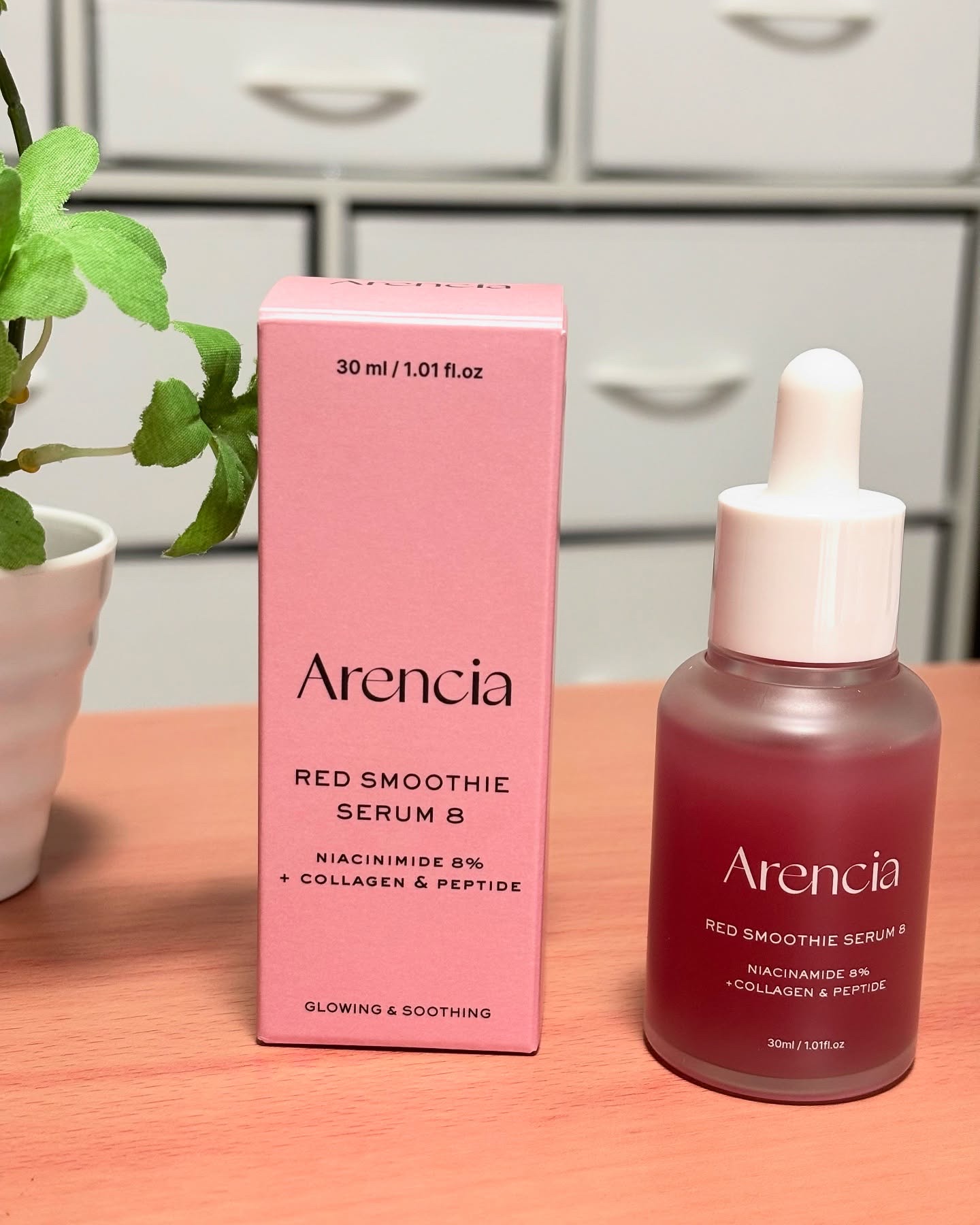 レッドモチセラム8/アレンシア/美容液を使ったクチコミ（1枚目）