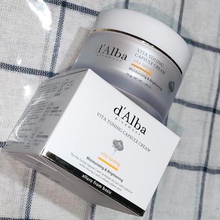 ビタトーニングカプセルクリーム/ダルバ/フェイスクリームを使ったクチコミ(1枚目)