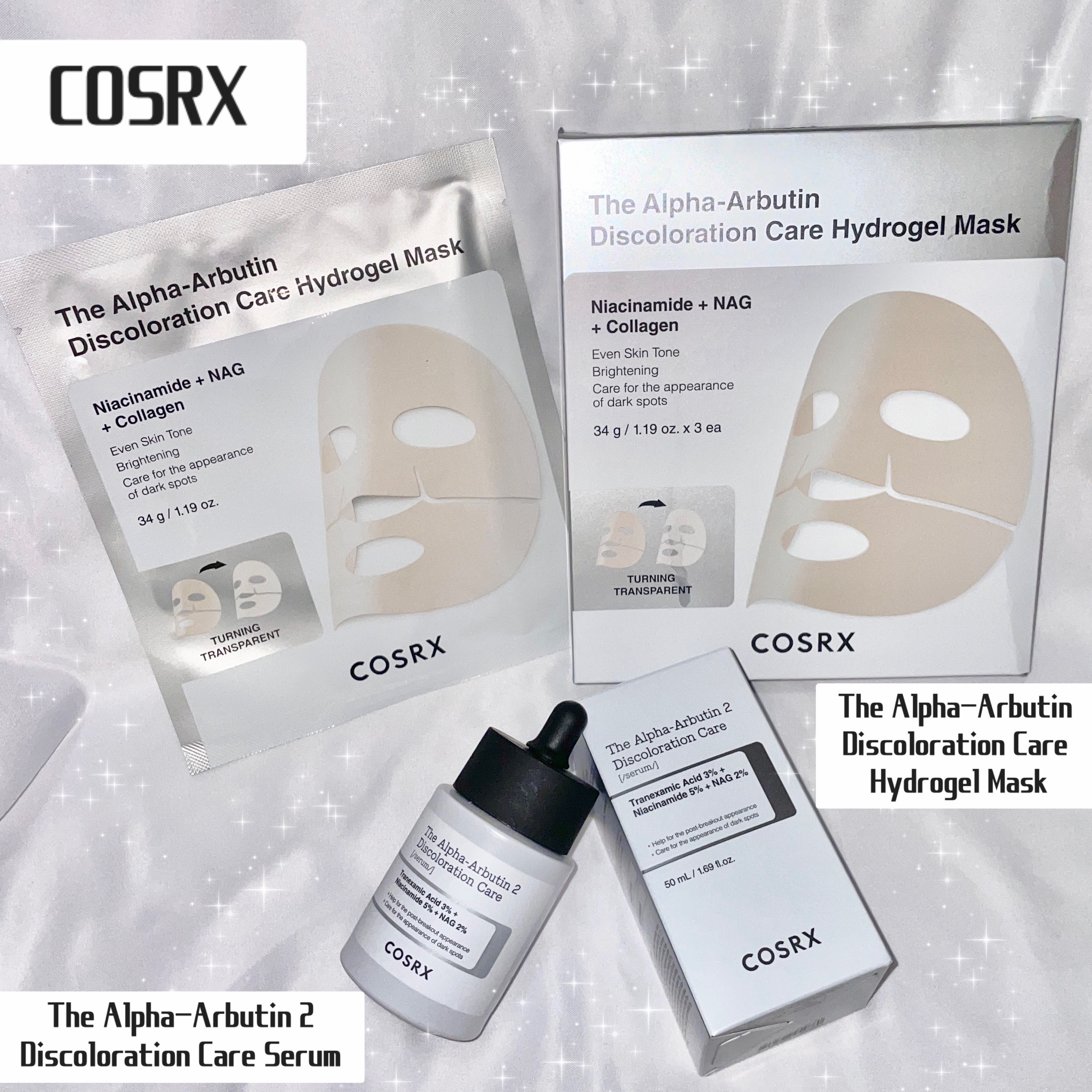 RXザ・アルファ アルブチン ハイドロゲルパック/COSRX/シートマスク・パックを使ったクチコミ（1枚目）