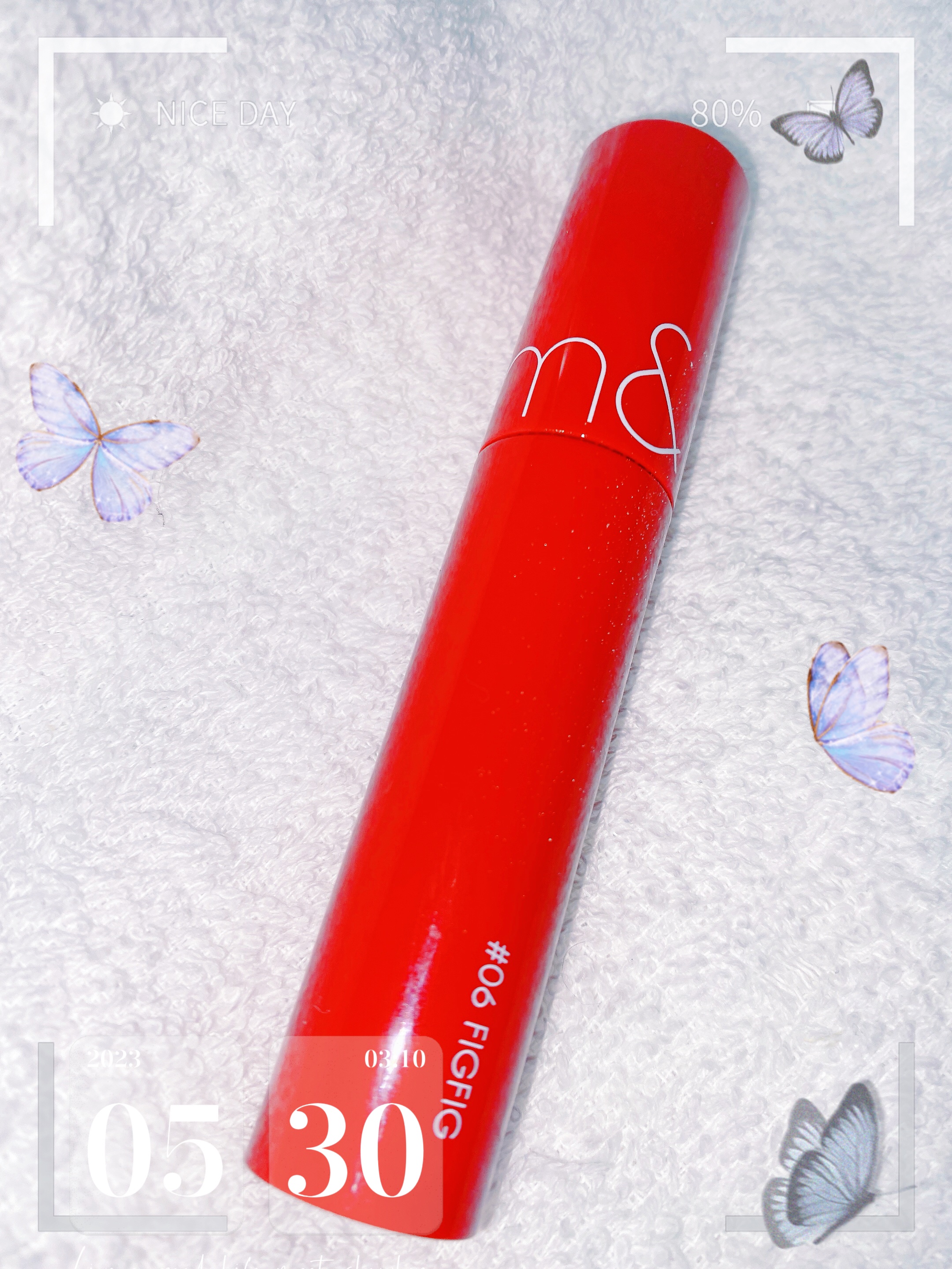 ジューシーラスティングティント/rom&nd/リップティントを使ったクチコミ（1枚目）