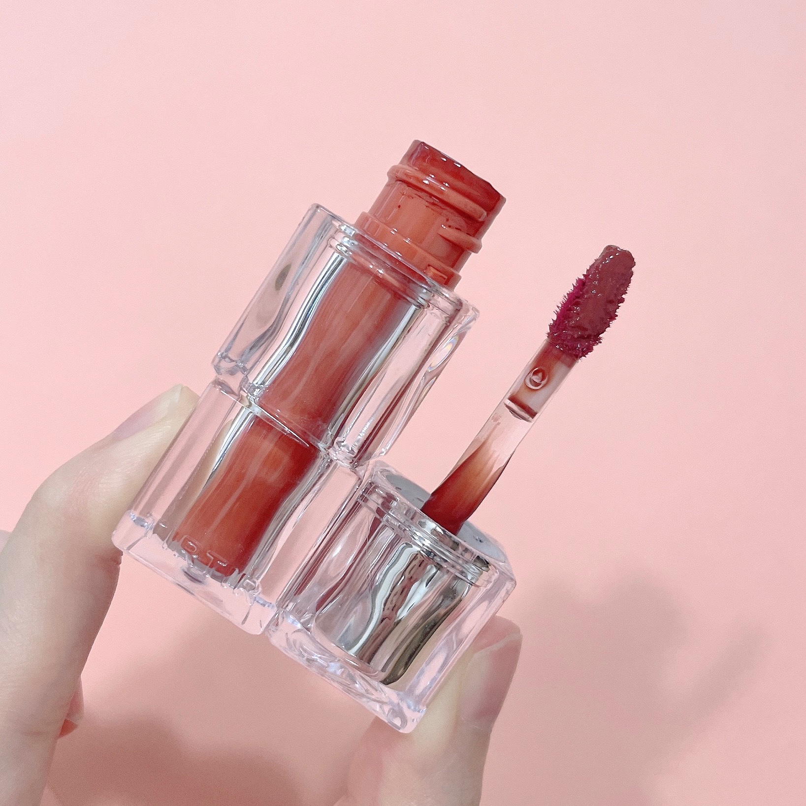 ウォーターリズムグロウティント 05 SCOTCH SHOT（ミニ）/TIRTIR(ティルティル)/リップティントを使ったクチコミ（2枚目）