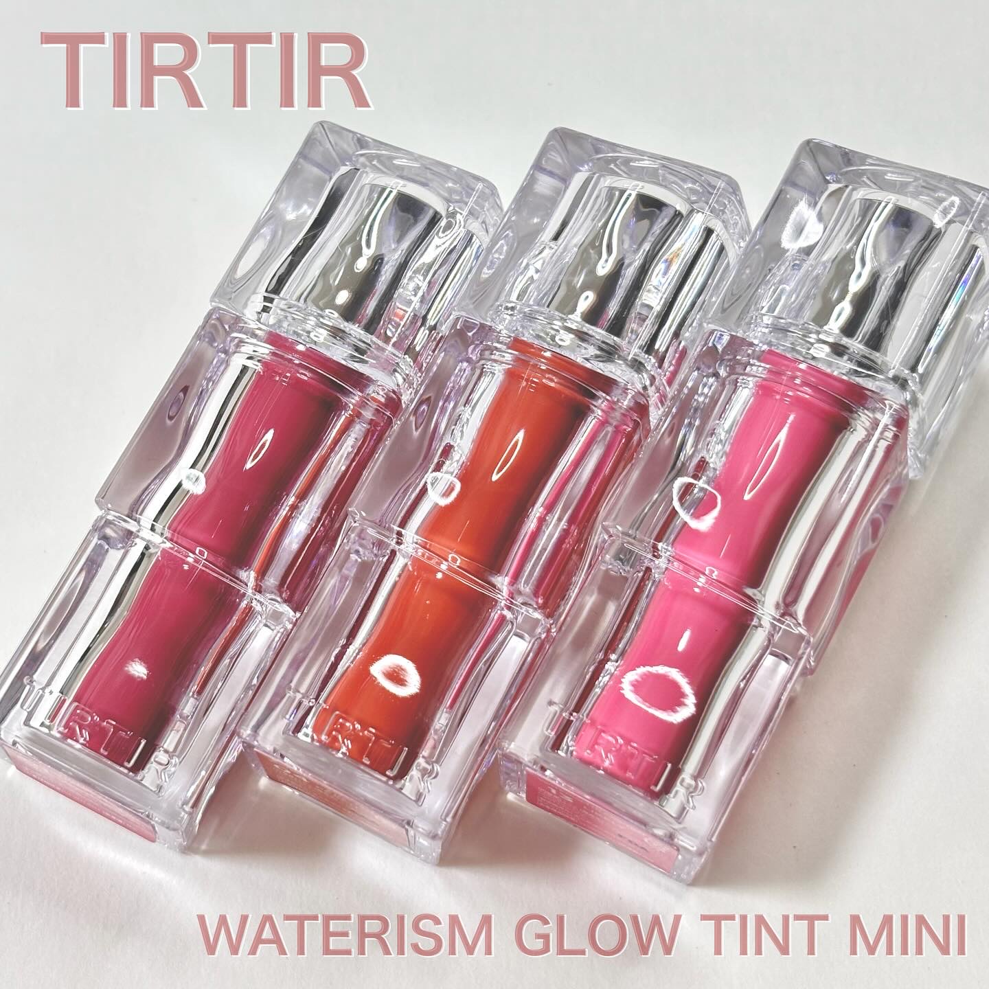 ウォーターリズムグロウティント 04 FIG PEACH（ミニ）/TIRTIR(ティルティル)/リップティントを使ったクチコミ（1枚目）