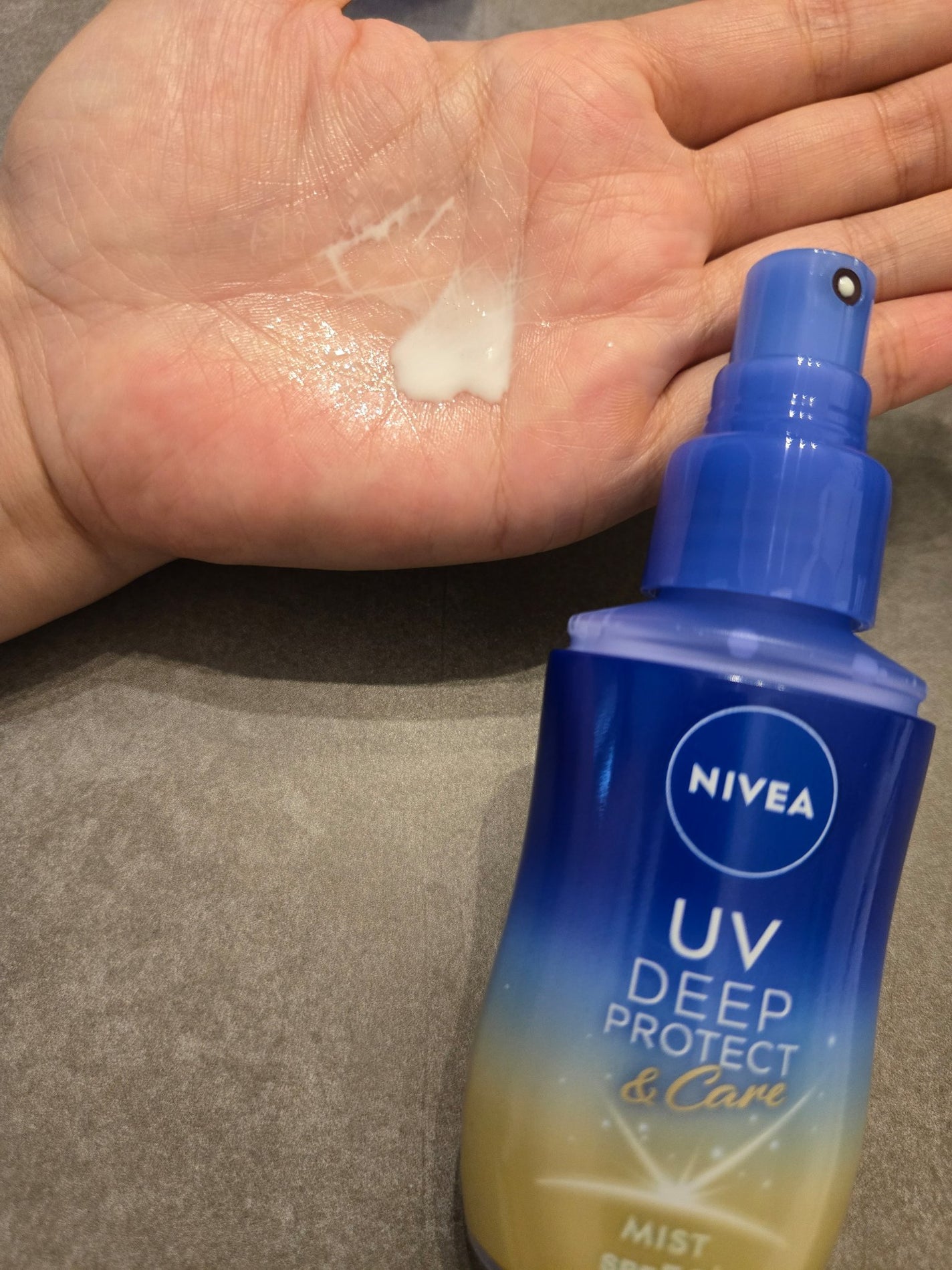 ニベアUV ディーププロテクト&ケア ミルクミスト/ニベア/日焼け止めミスト・スプレーを使ったクチコミ(2枚目)