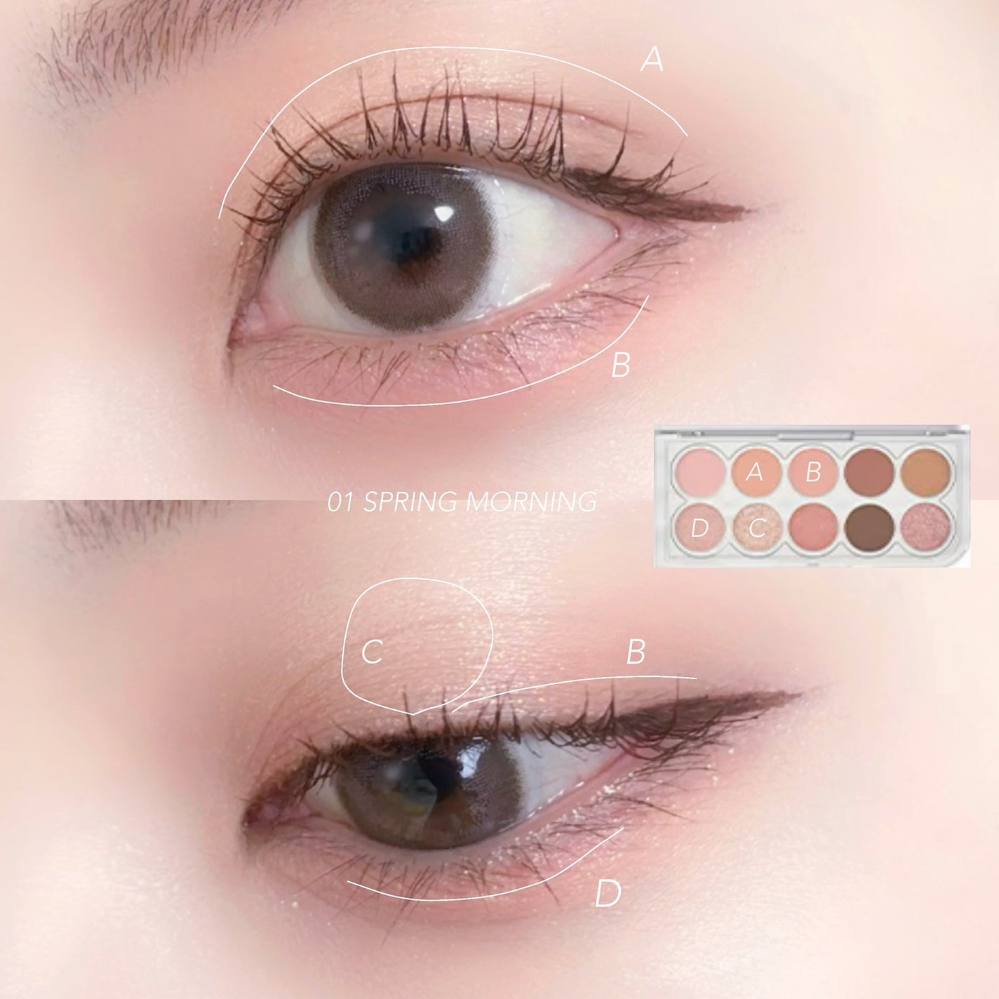 ライトオンアイズシャドウパレット/ルミル/アイシャドウパレットを使ったクチコミ(4枚目)