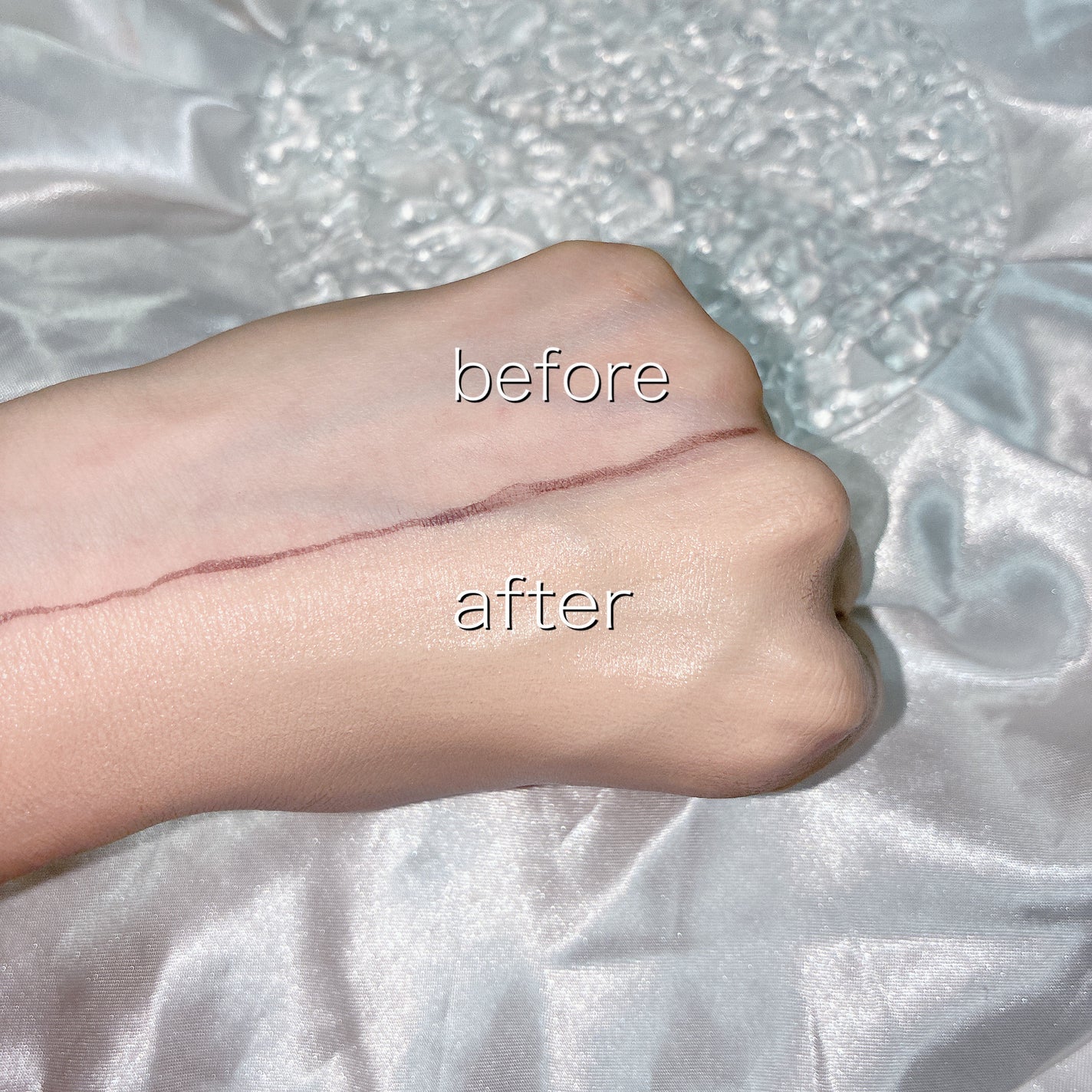 アーバンシェード カバーアンドフィット サントーンアップ サンケア/DEWYTREE/日焼け止めローションを使ったクチコミ(2枚目)