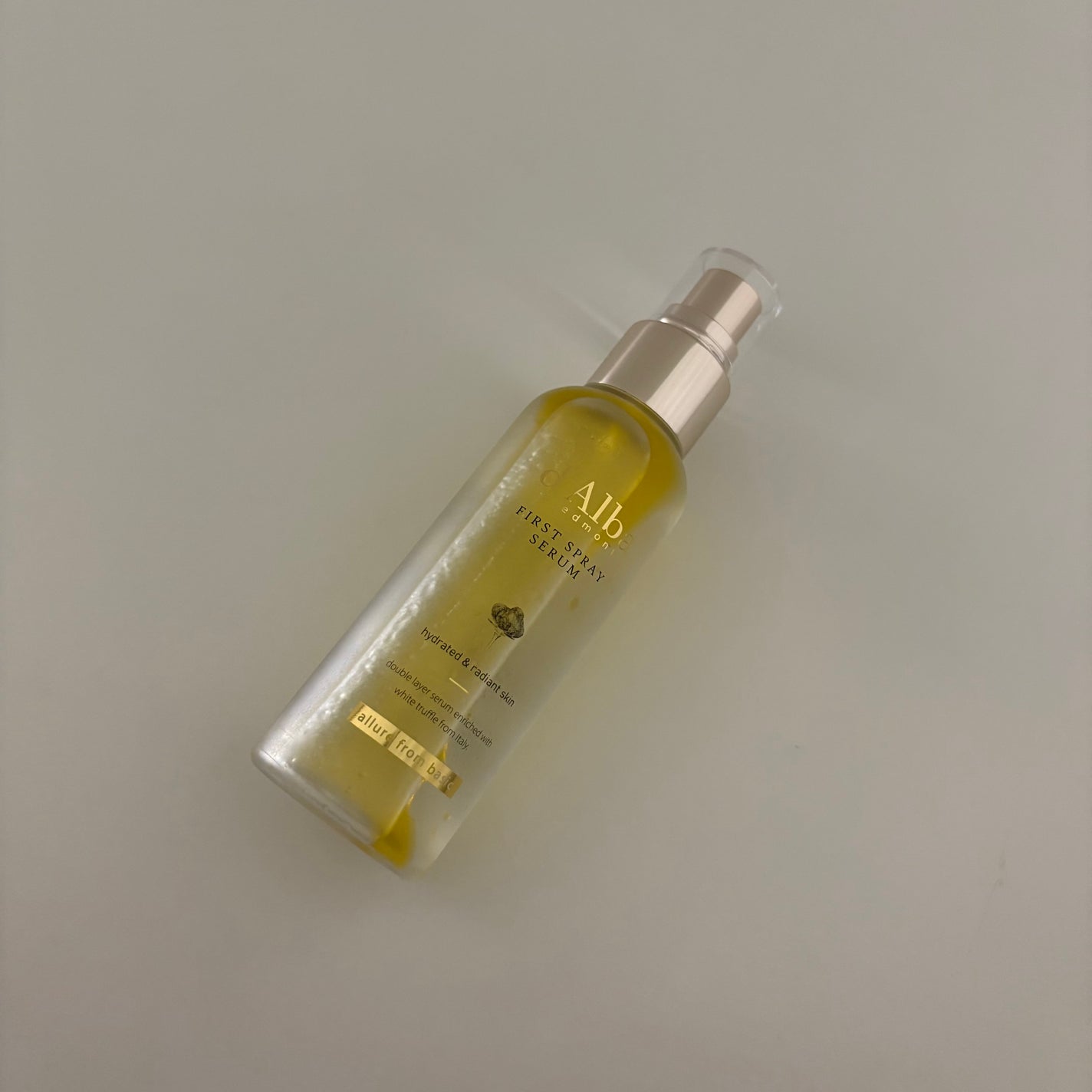 ダルバ ホワイトトリュフファーストスプレーセラム/ダルバ/ミスト状化粧水を使ったクチコミ(1枚目)