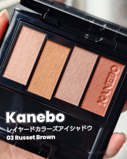 レイヤードカラーズアイシャドウ/KANEBO/アイシャドウパレットを使ったクチコミ(1枚目)