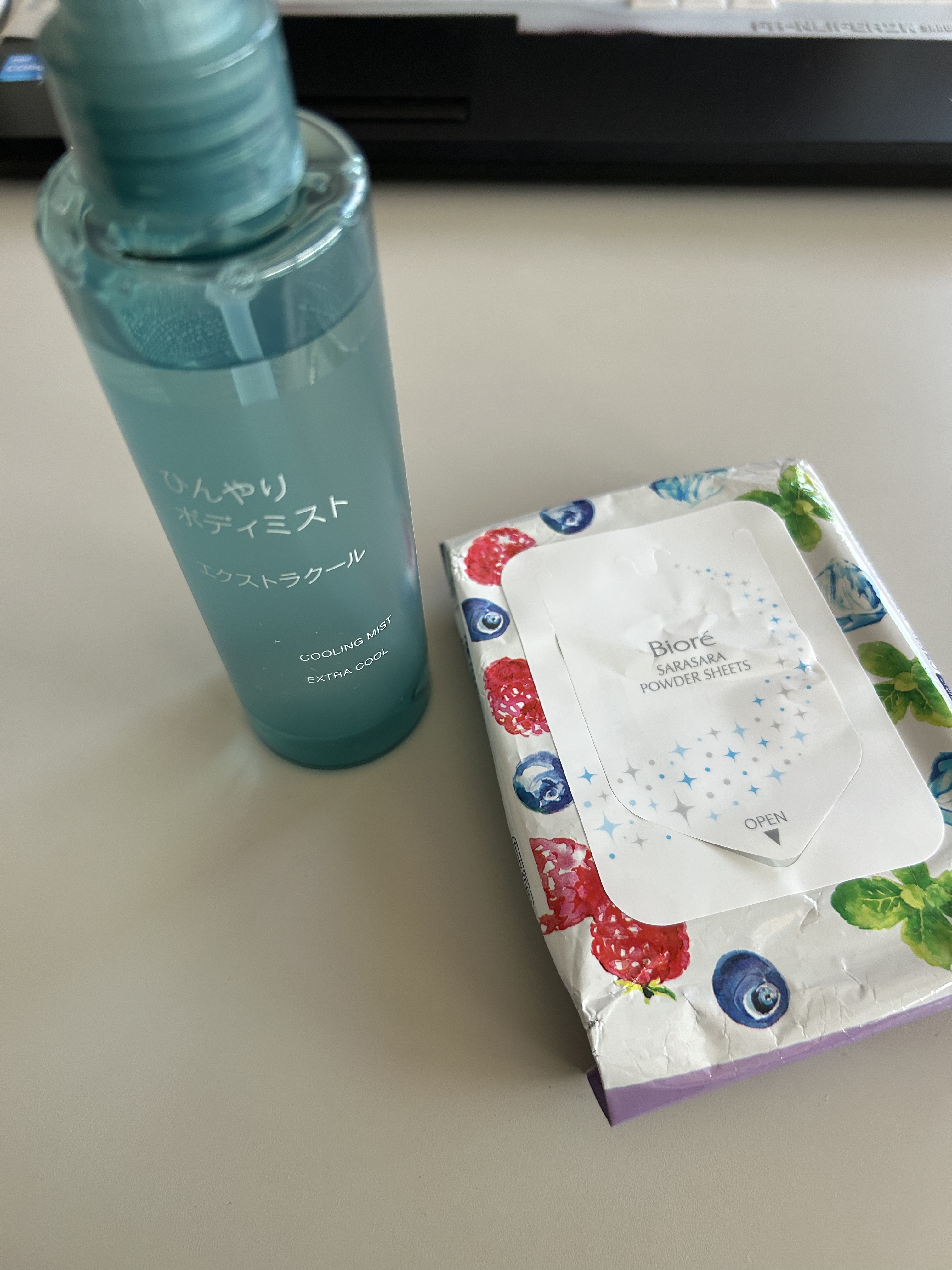 ひんやりボディミスト エクストラクール/無印良品/デオドラント・制汗剤を使ったクチコミ（1枚目）