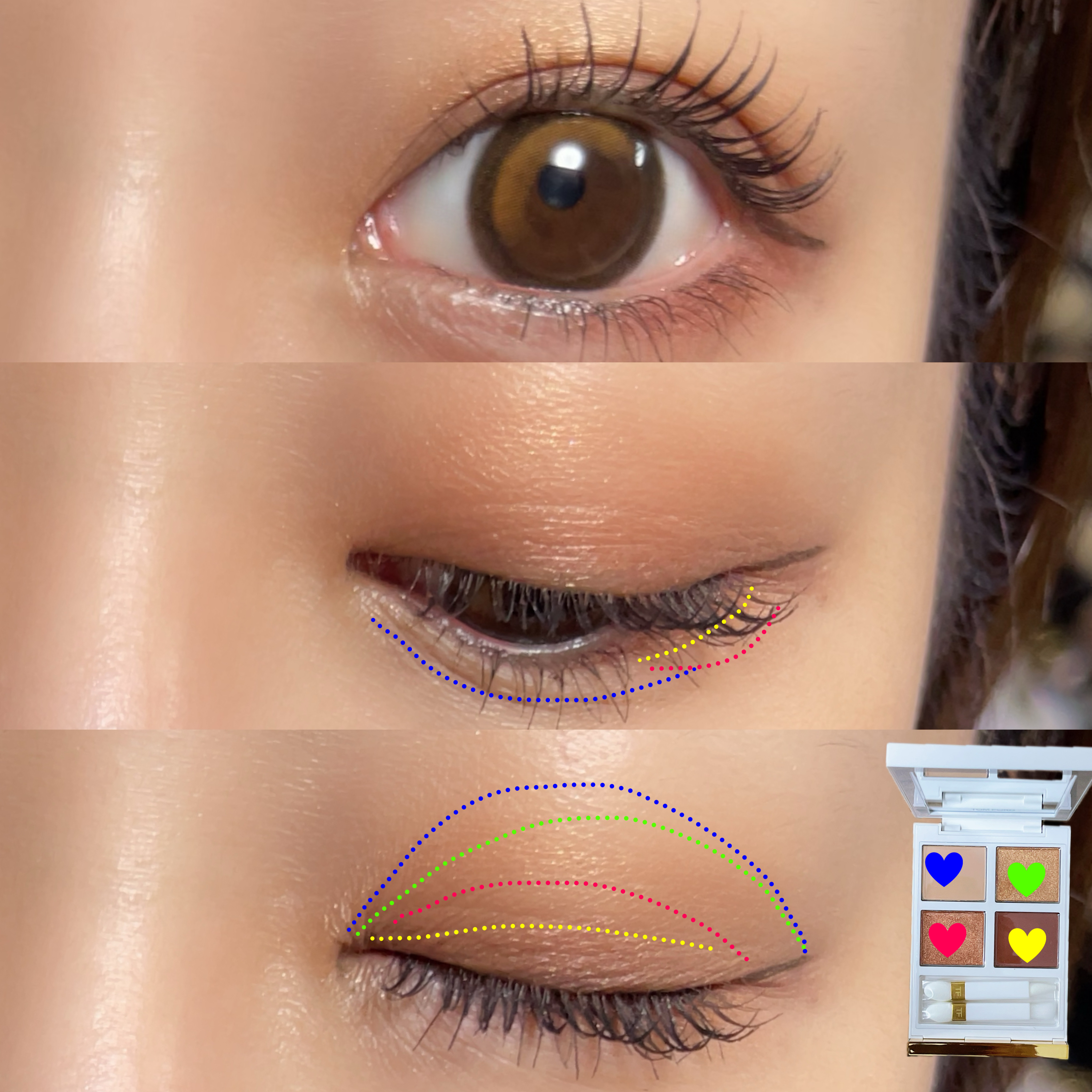 ソレイユ アイ カラー クォード/TOM FORD BEAUTY/アイシャドウパレットを使ったクチコミ（3枚目）