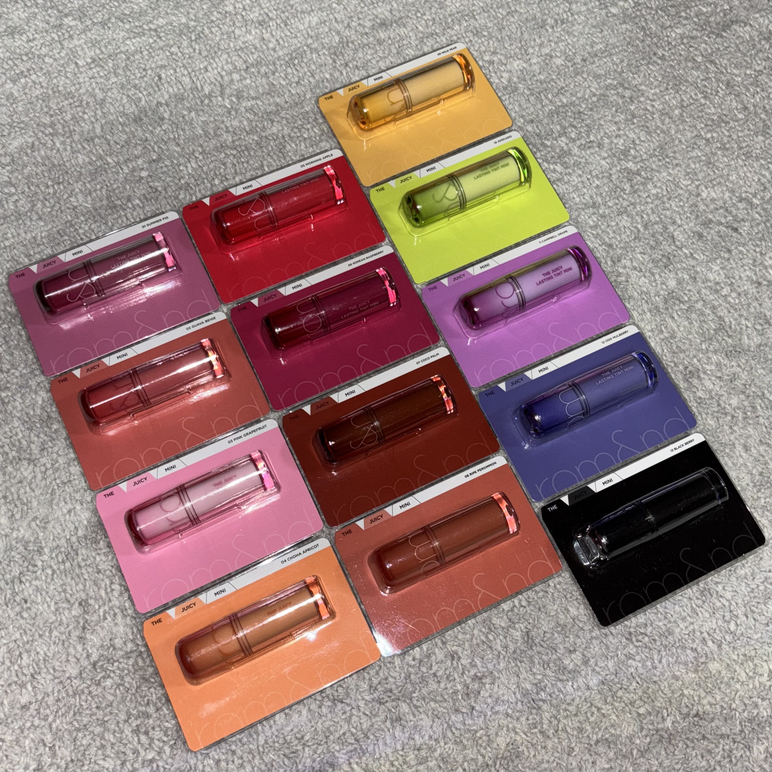 ジューシーラスティングティントミニ/rom&nd/リップティントを使ったクチコミ（1枚目）