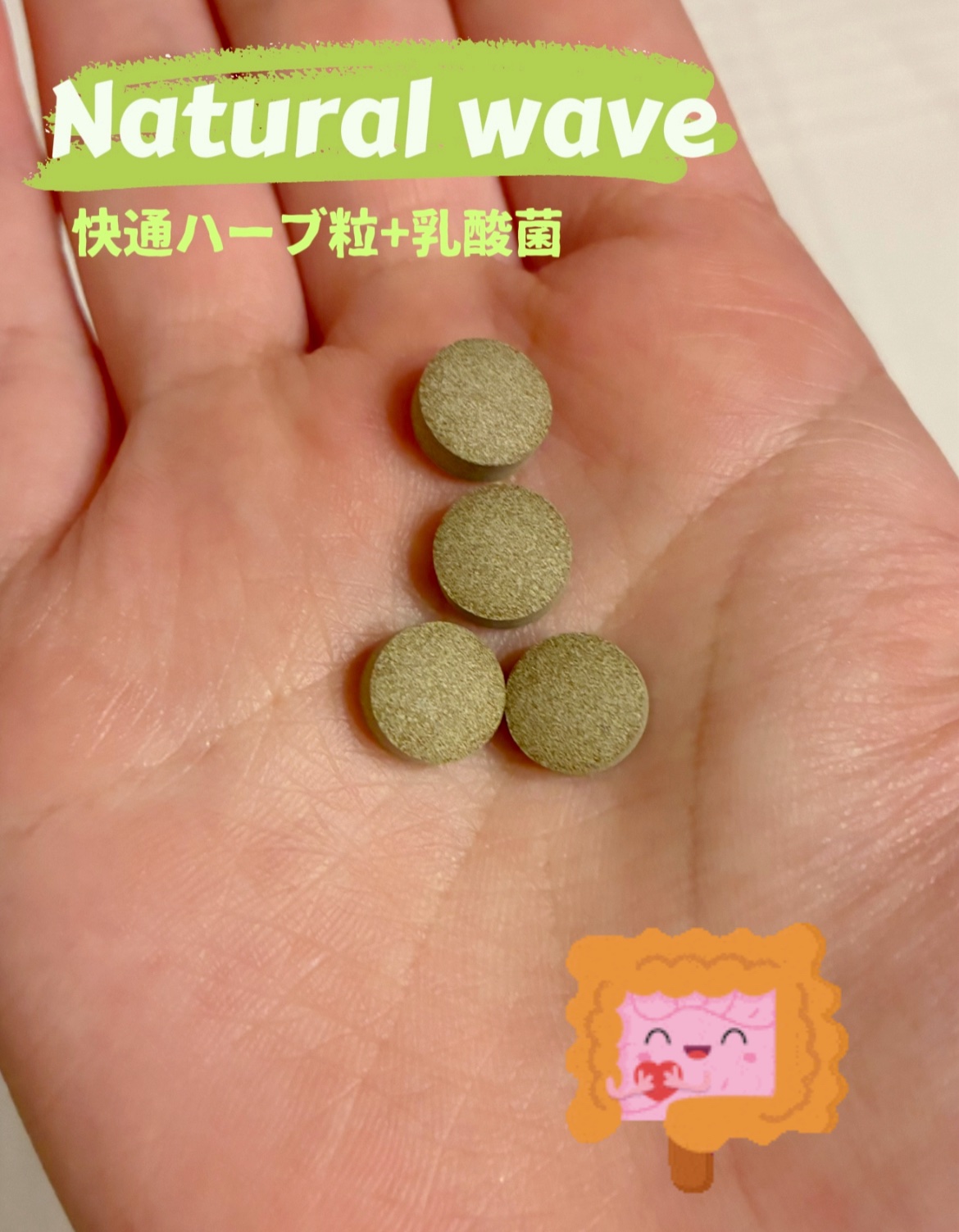 快適ハーブ粒プラス乳酸菌/ナチュラルウェーブ/健康サプリメントを使ったクチコミ（1枚目）