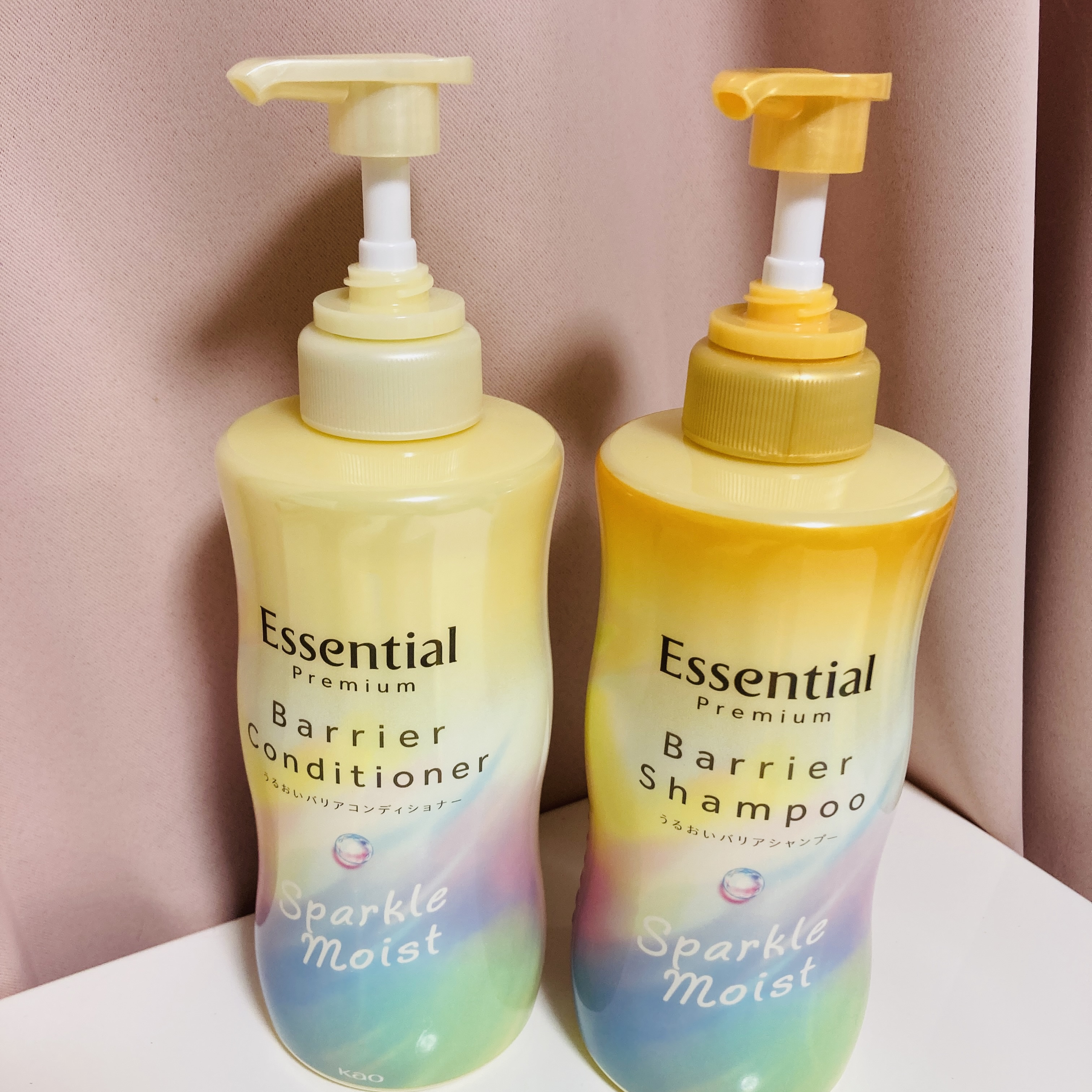 エッセンシャルプレミアム バリアシャンプー・コンディショナー スパークルモイスト/エッセンシャル/市販シャンプーを使ったクチコミ（1枚目）