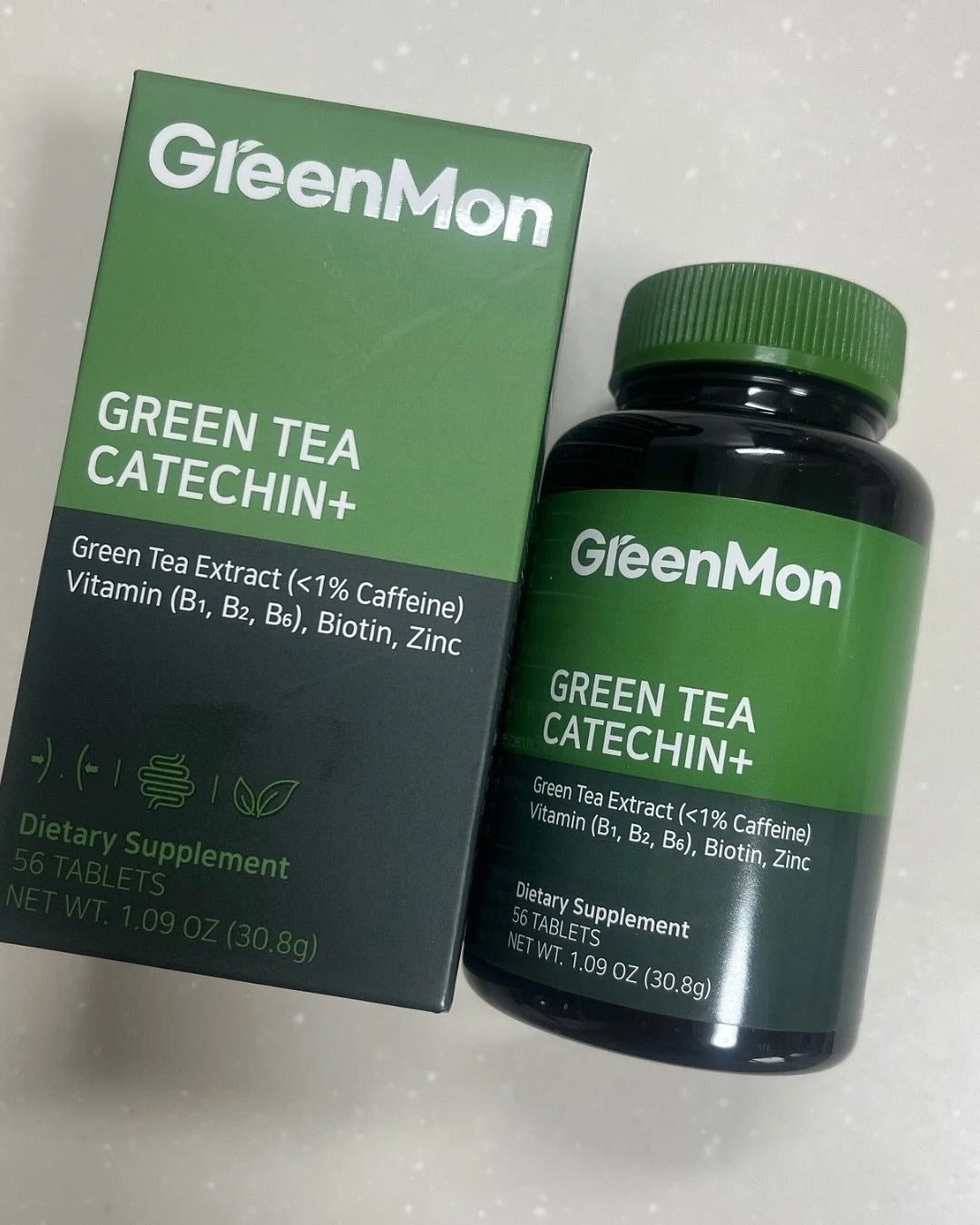 緑茶カテキン+/グリーンモンスター/ボディサプリメントを使ったクチコミ(2枚目)