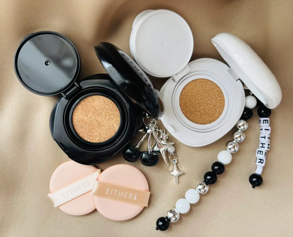 Pebble Glow Cushion 17N バニラ/EITHER＆/クッションファンデーションを使ったクチコミ（1枚目）