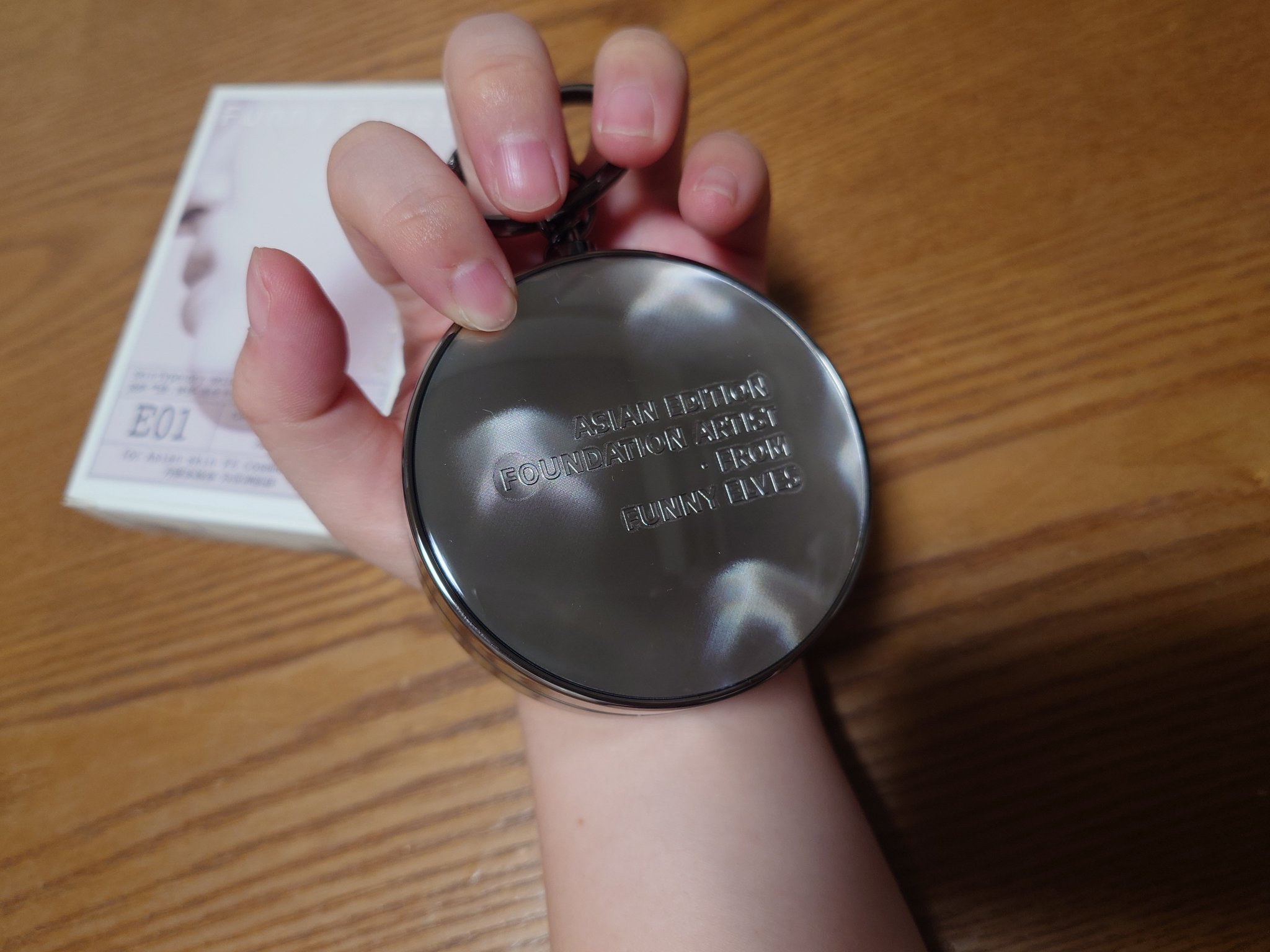 ロングウェア エア クッションファンデーション/FUNNY ELVES方里/クッションファンデーションを使ったクチコミ（1枚目）