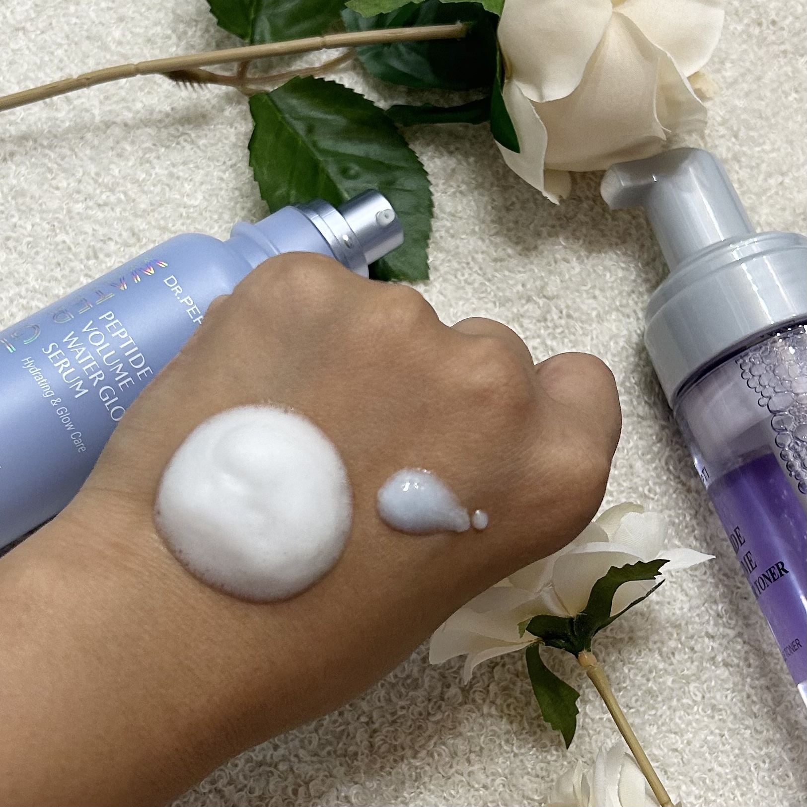 ウオーターグローセラム/DR.PEPTI/美容液を使ったクチコミ（2枚目）